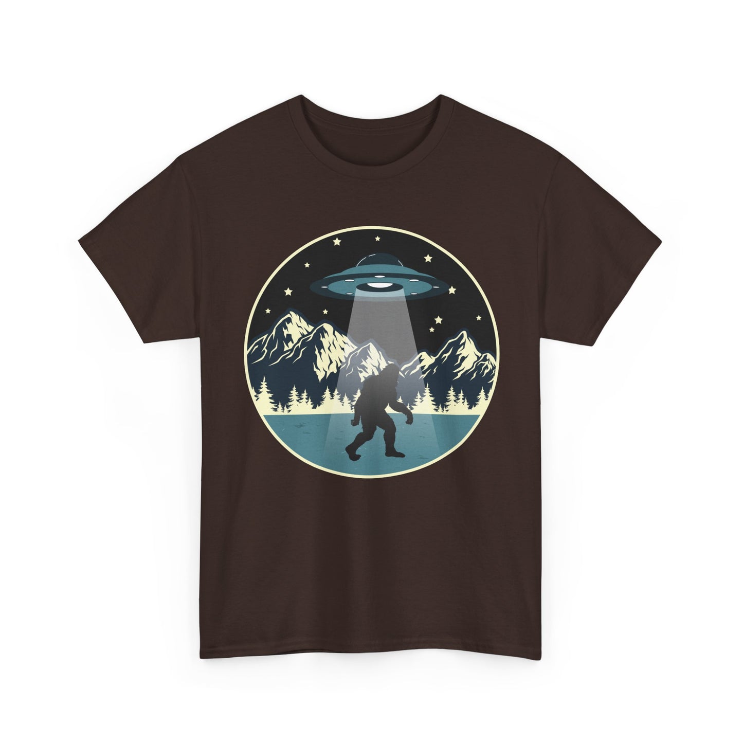 Bigfoot Shirt Bigfoot Abduction, Sasquatch Alien Space Lovers Gifts Shirt