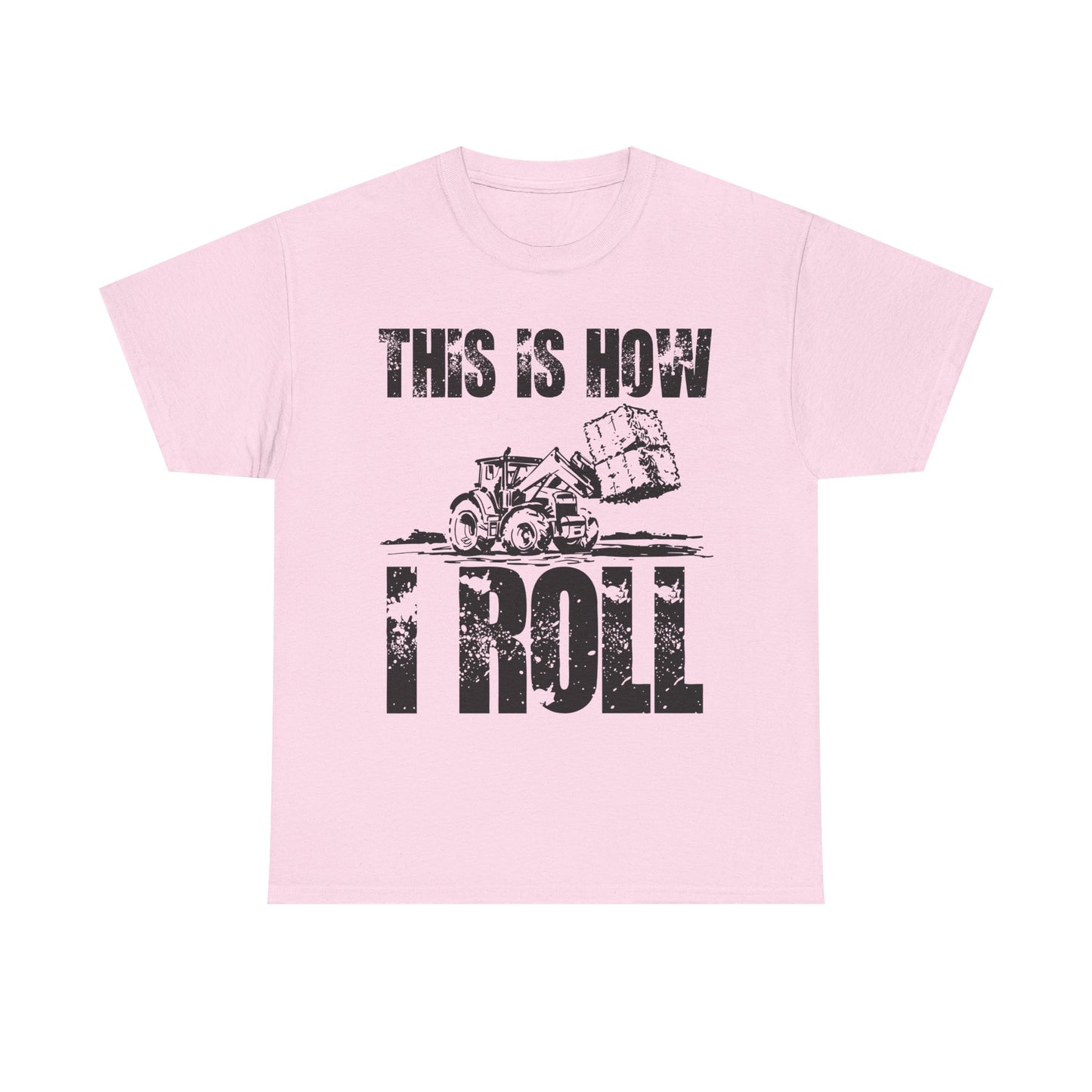 Farmer T-Shirt, This Is How I Roll, Tractor Driver Gifts, Farmer Farming Lovers T-Shirt