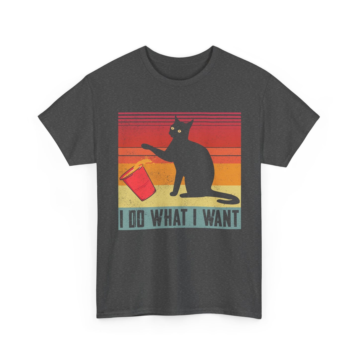 Cat Funny T-Shirt, I Do What I Want Cat, Cats Owner Lovers Women Men Shirt