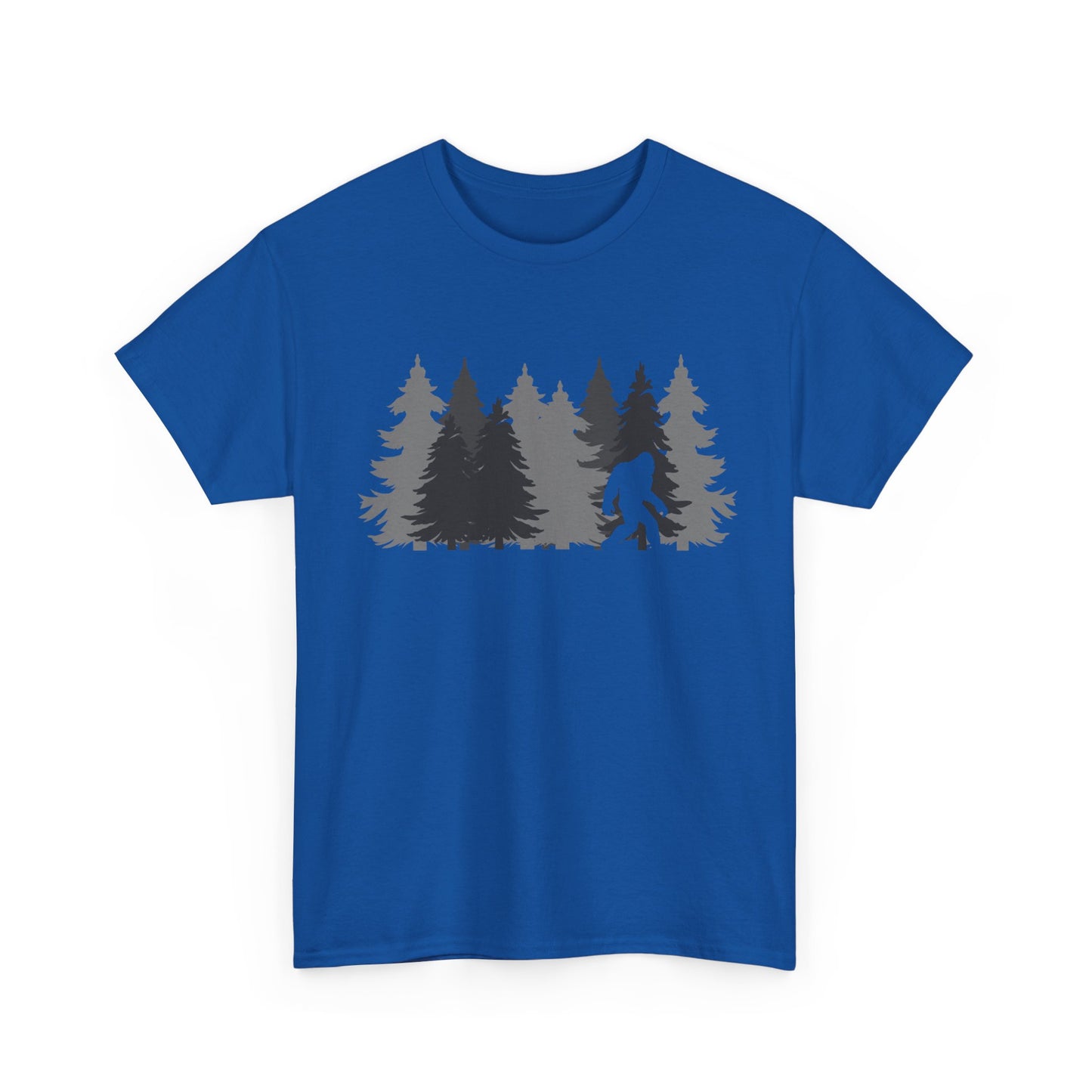 Bigfoot Shirt, Sasquatch Lovers, Bigfoot Pine Trees Women Men Gifts Shirt