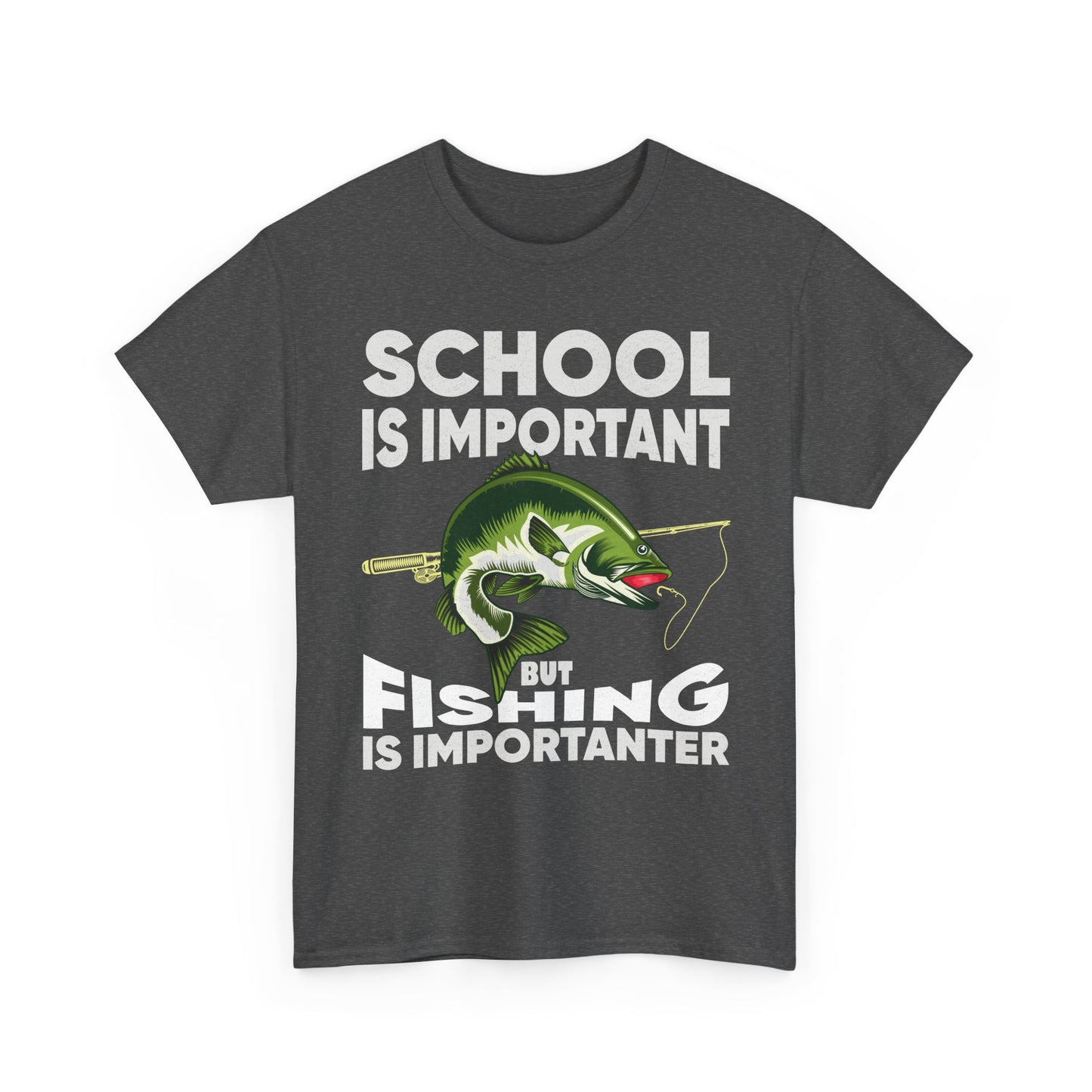Fishing Shirt, Fishing Lover Gift Shirt, School Is Important But Fishing Is Importanter T-Shirt