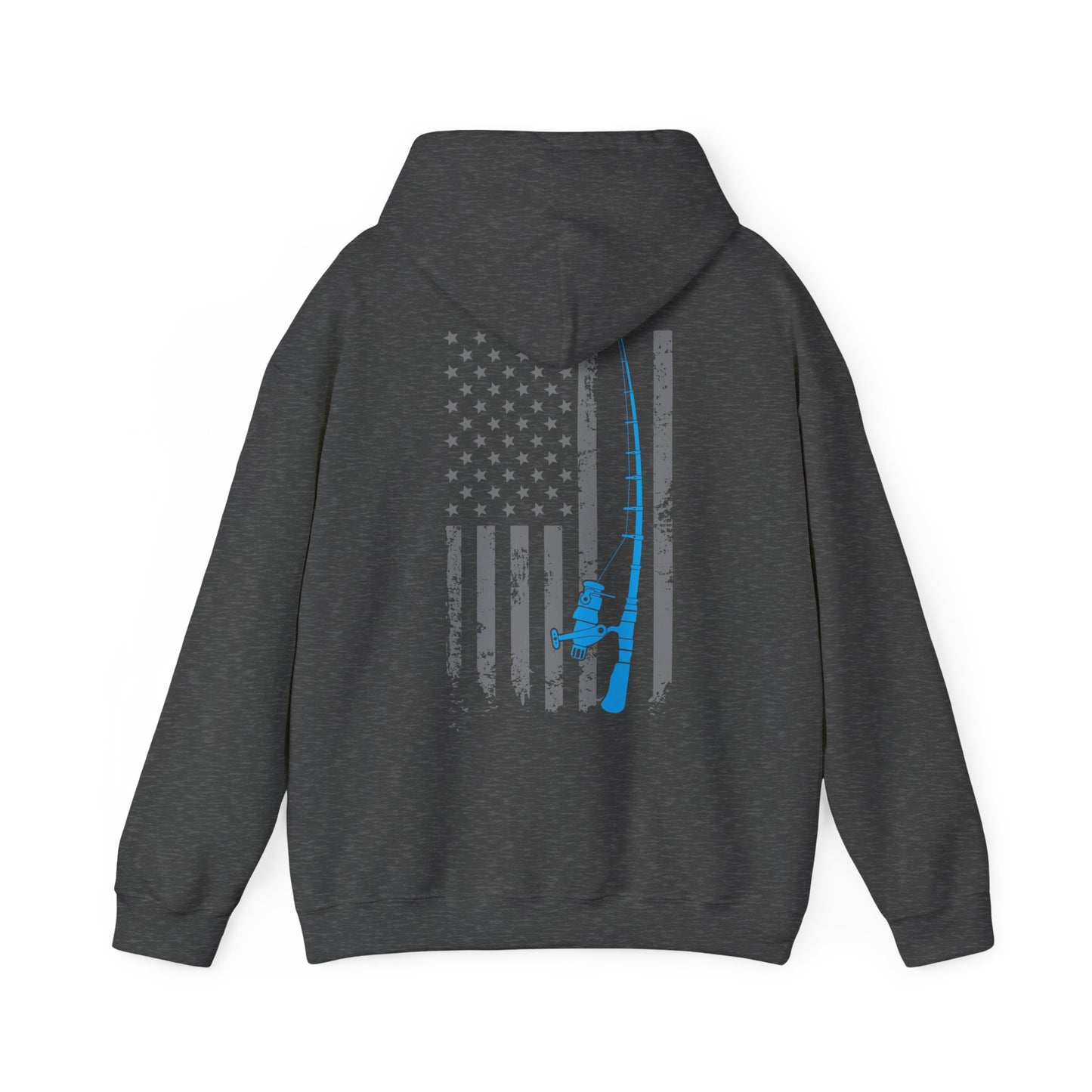 American Flag Fishing Hoodie, Fishing Rod, Fisherman Fishing Season Lovers Hoodie