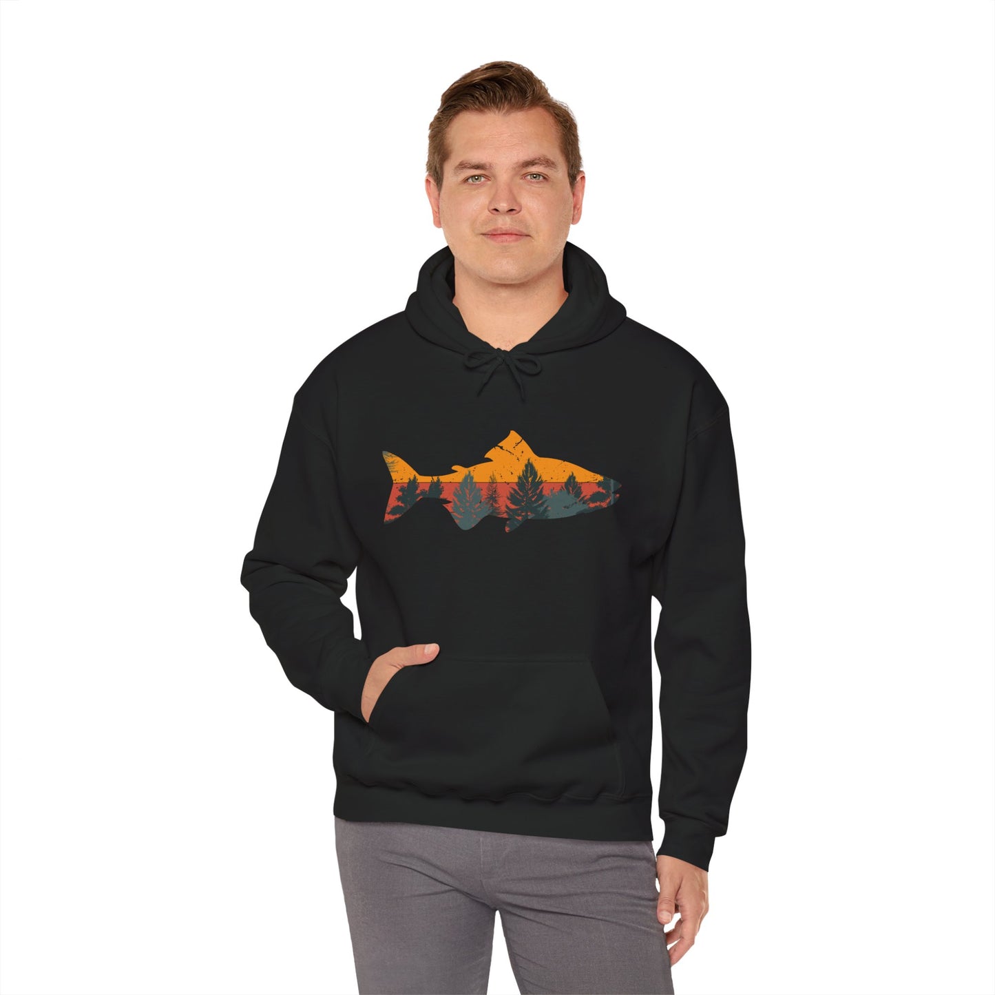 Fishing Hoodie, Fisherman Fishing Season Lovers Gifts, Nature Outdoor Fish Hoodie
