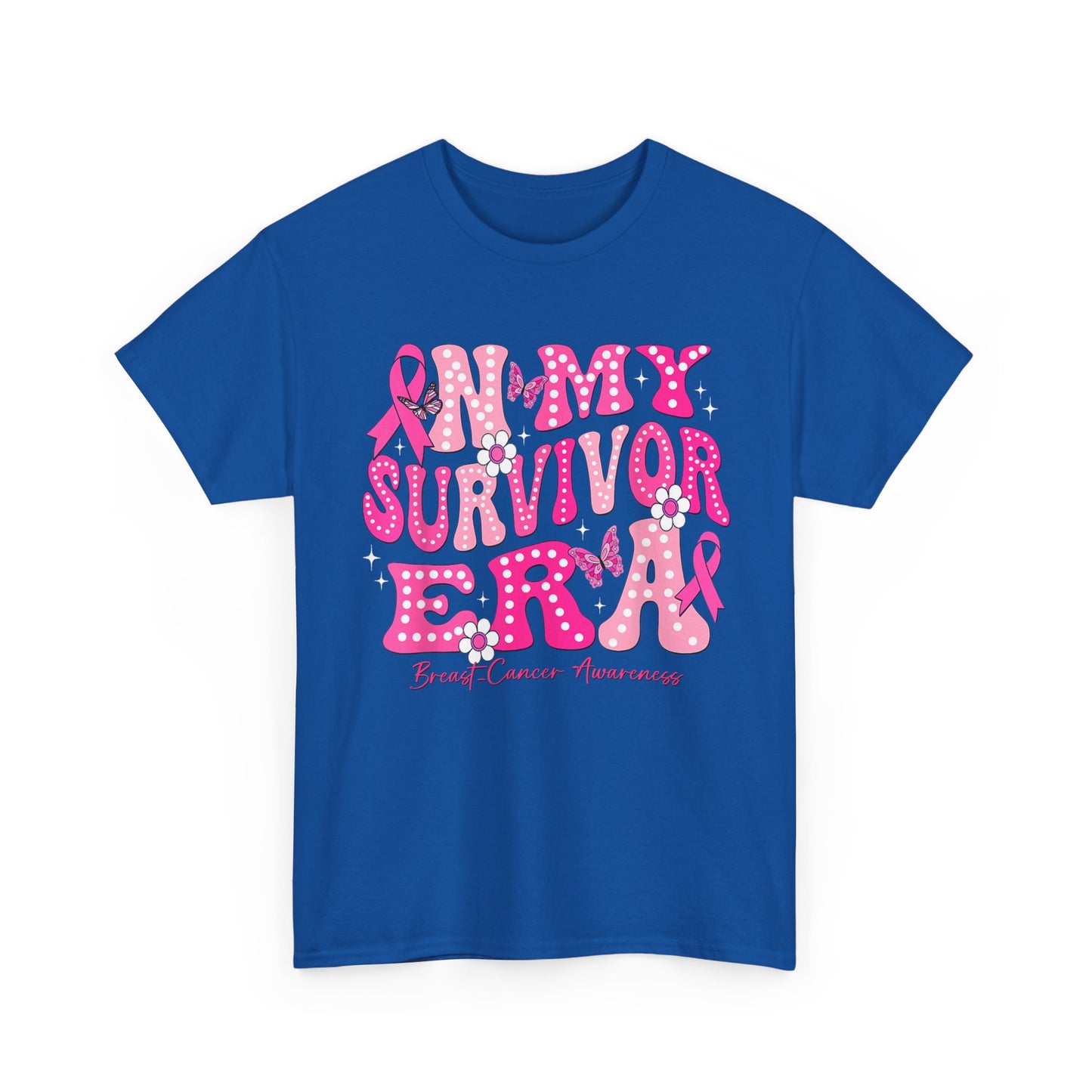 Breast Cancer Awareness Shirt, In My Survivor Era, Breast Cancer Warriors Pink Ribbon Shirt