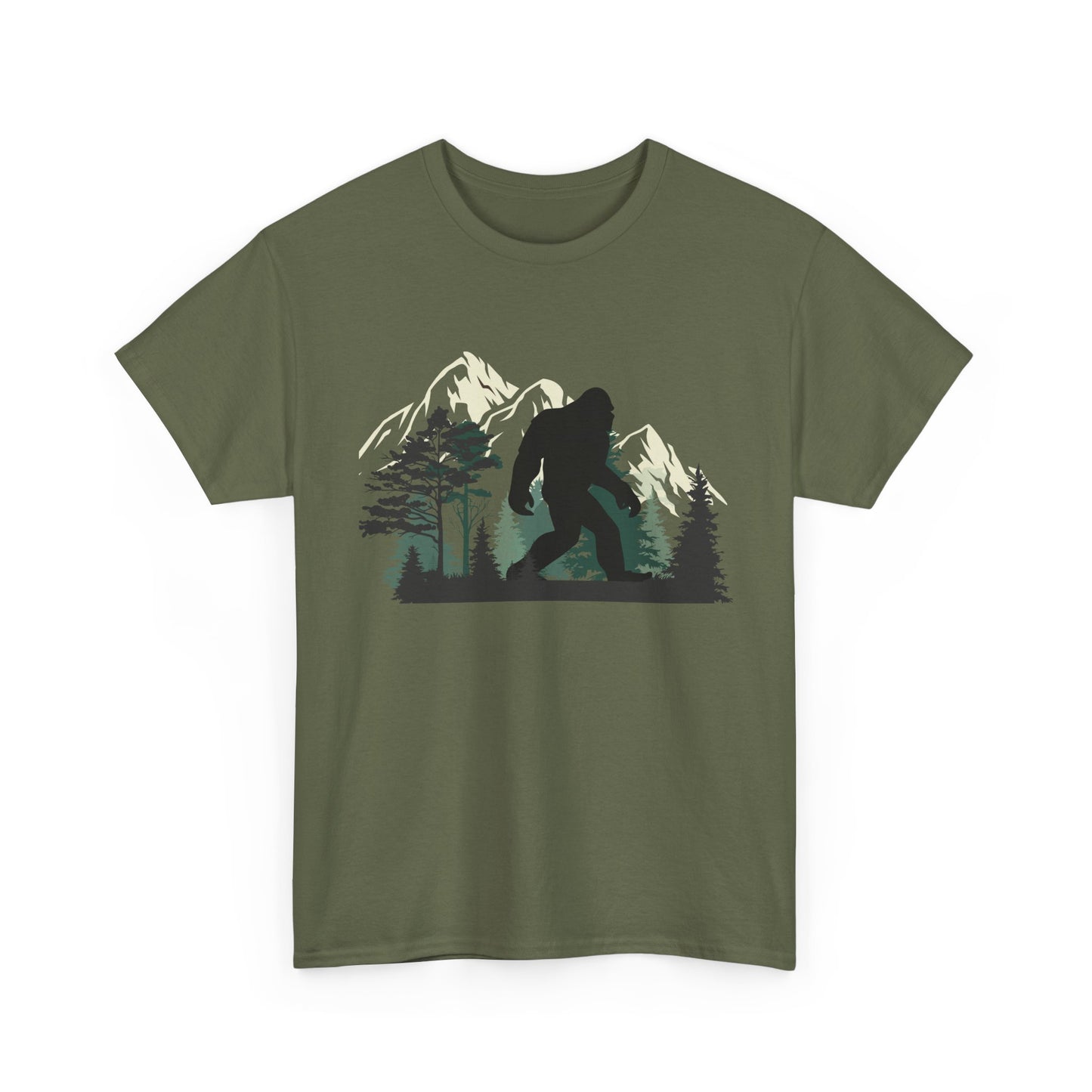 Bigfoot Forest Shirt, Mountain Bigfoot Lovers, Sasquatch Believers Women Men Gifts Shirt
