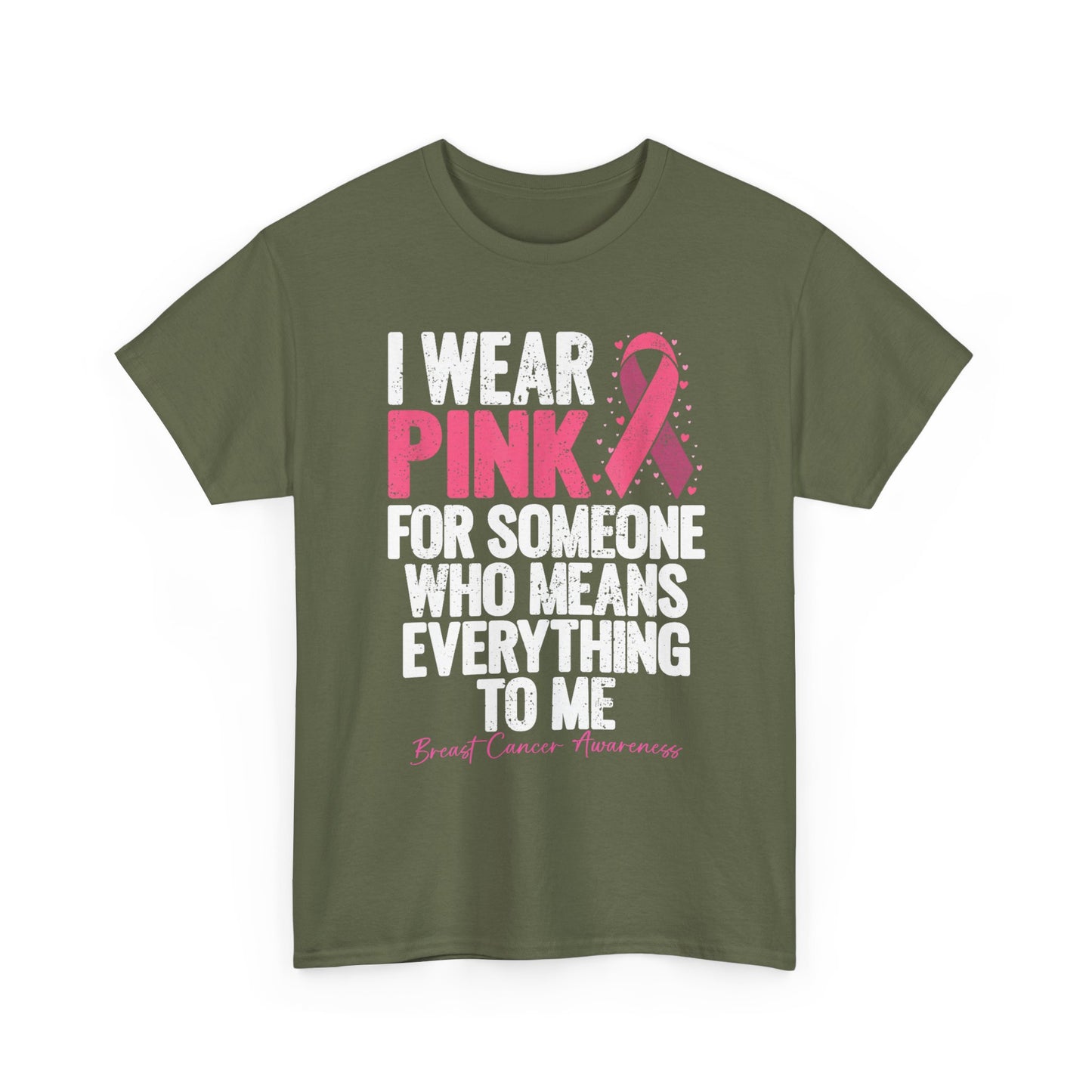 Breast Cancer Awareness T-Shirt, I Wear Pink Ribbon, Breast Cancer Warriors Women Shirt