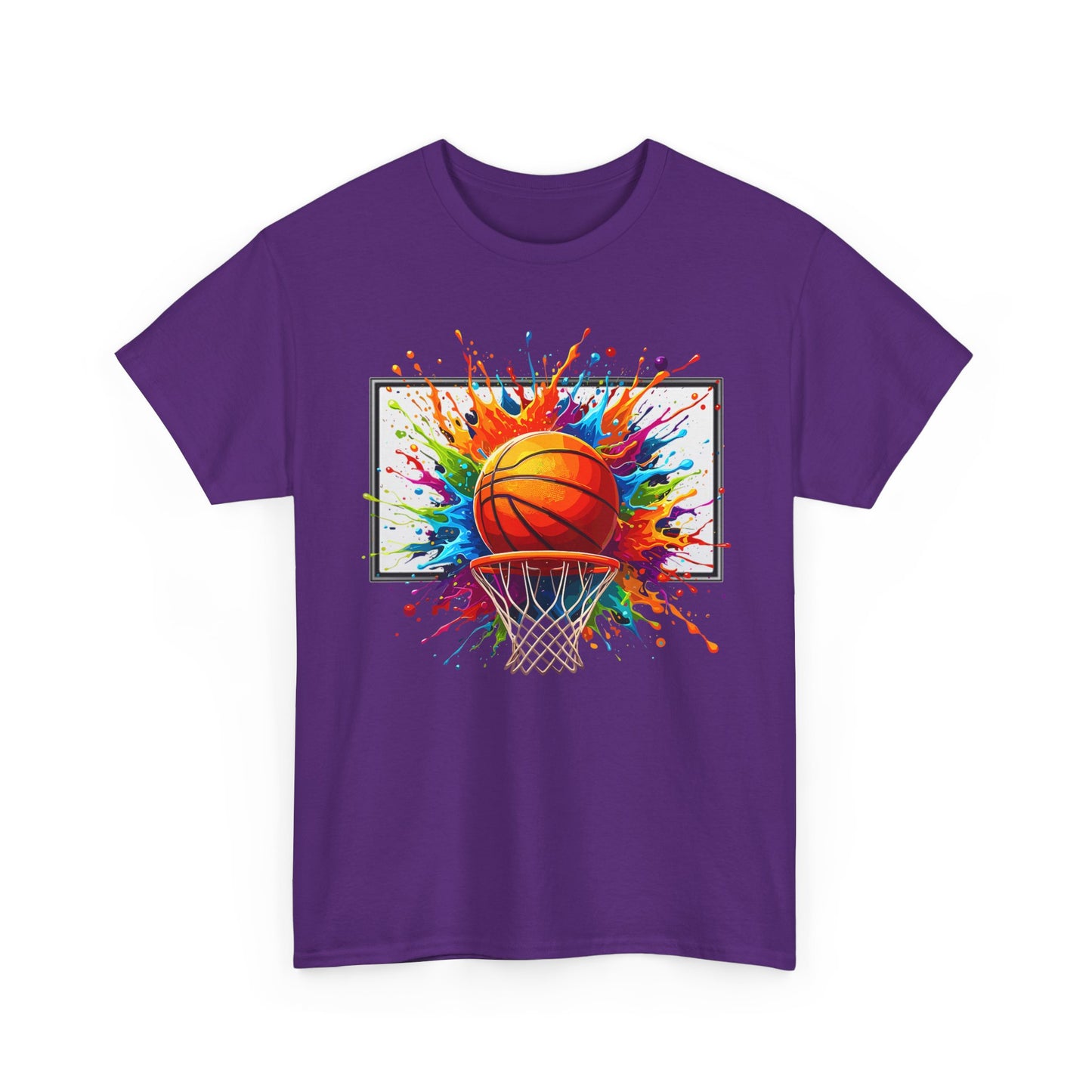 Basketball T-Shirt, Basketball Player, Basketball Sports Lovers, Basketball Colorful Shirt
