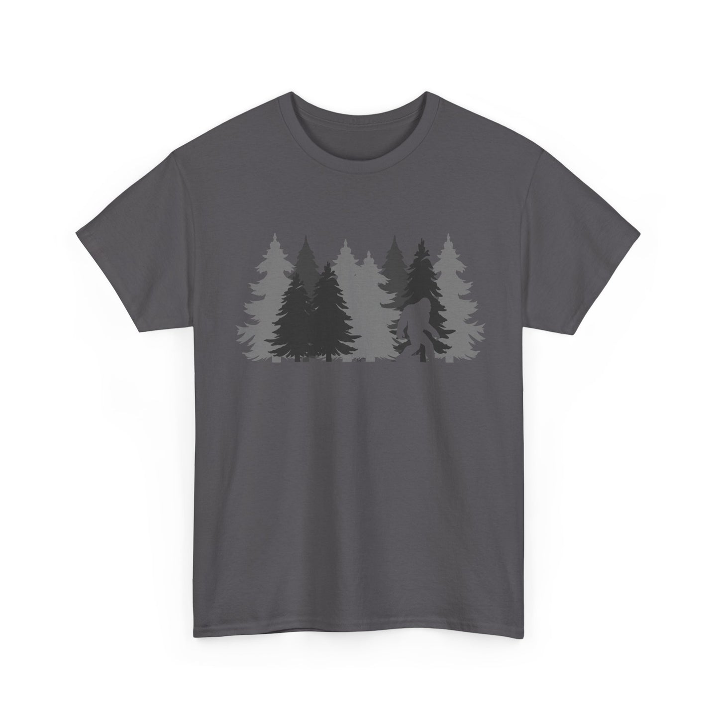 Bigfoot Shirt, Sasquatch Lovers, Bigfoot Pine Trees Women Men Gifts Shirt