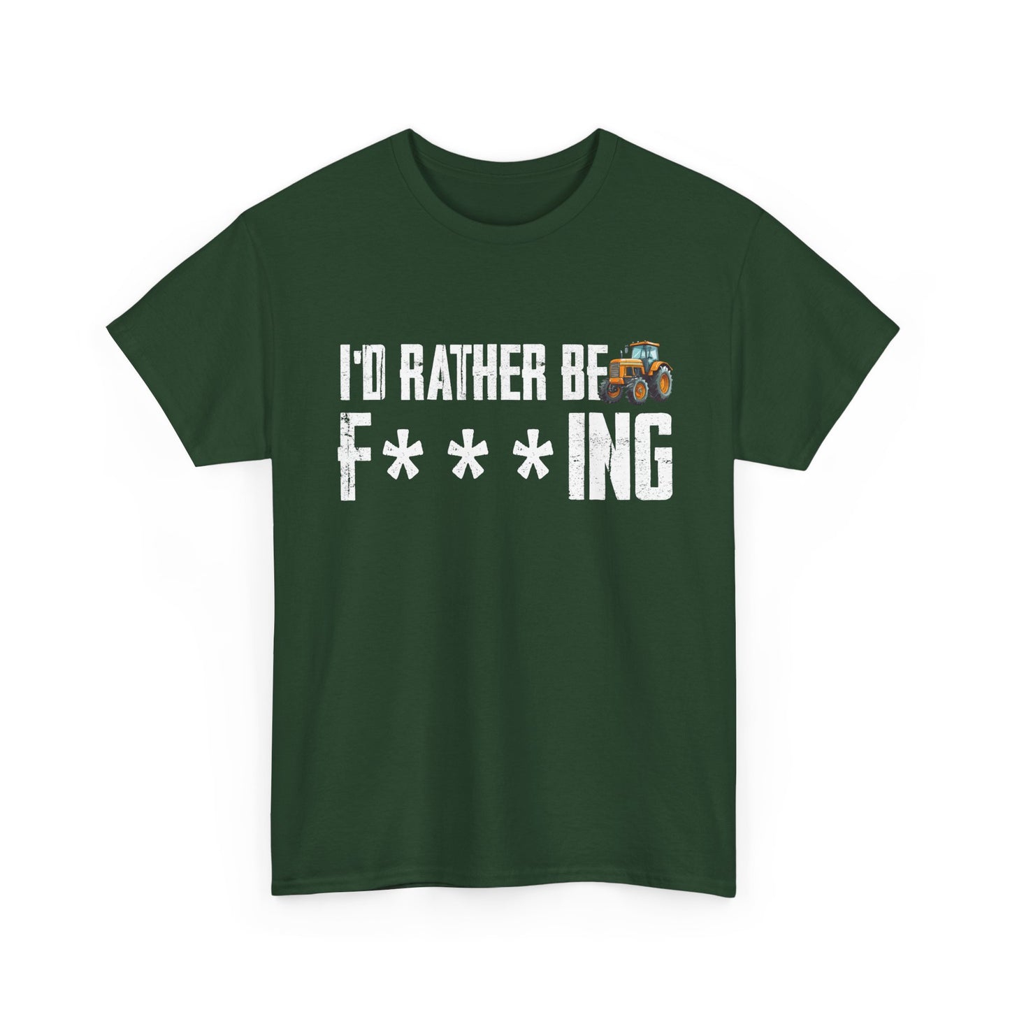 Farming Shirt, I'd Rather Be Farming, Farmer Farm Lovers Tractor Gifts T-Shirt