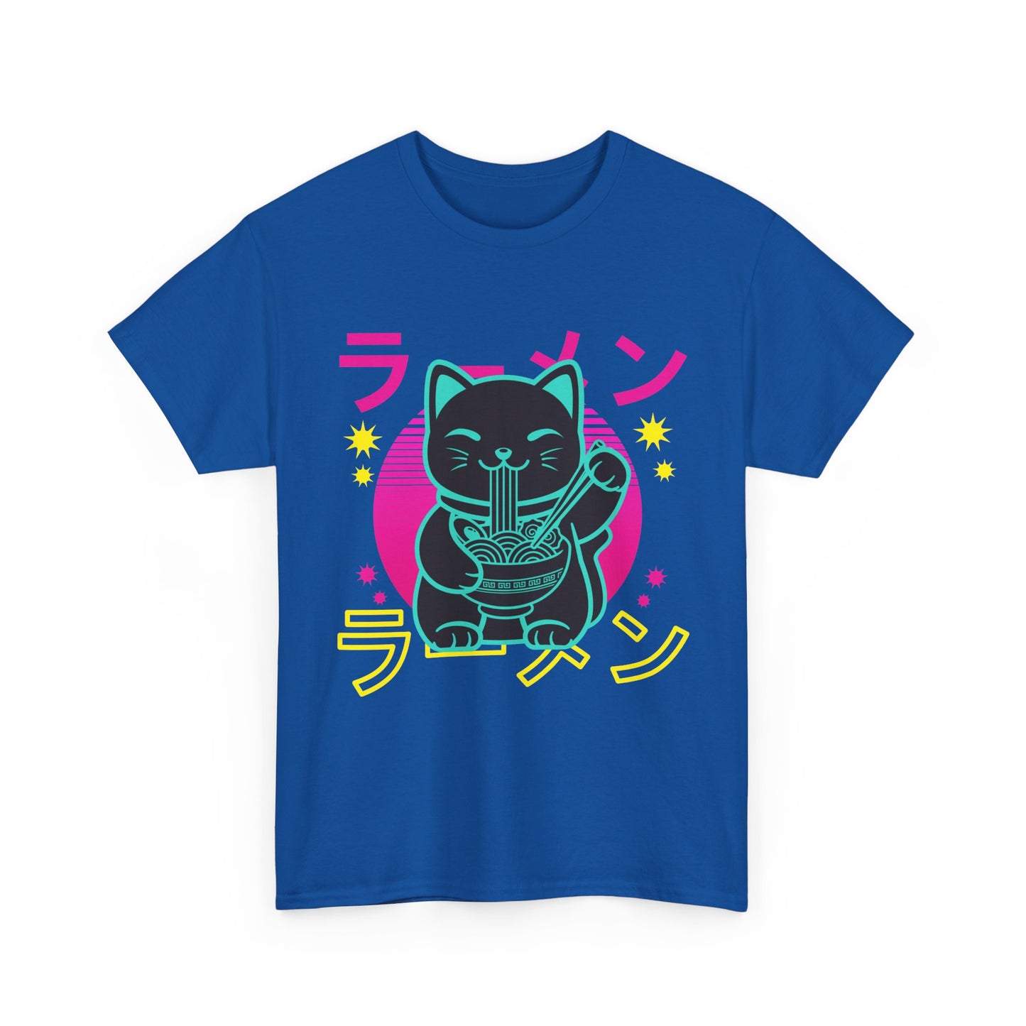 Anime Cat Shirt, Kawaii Cat, Japanese Noodles Lovers Gifts Kitten T-Shirt