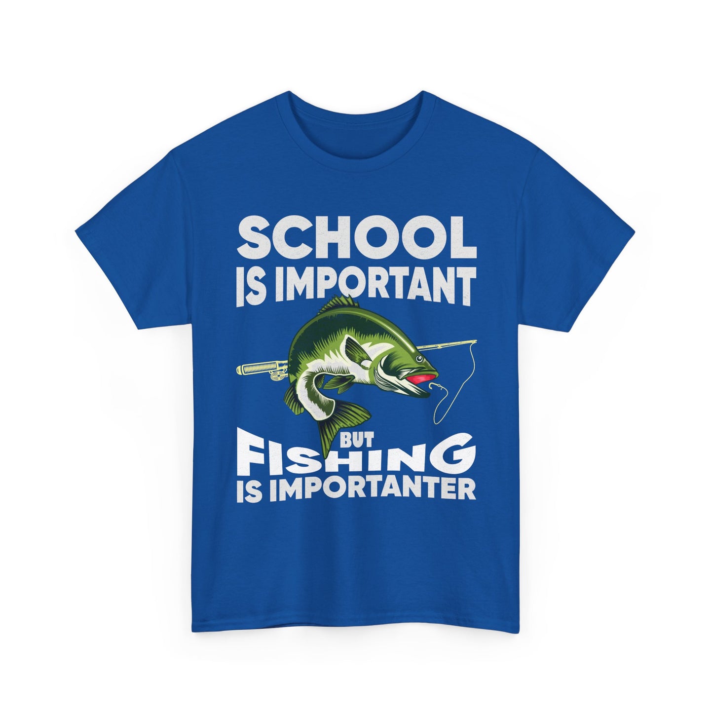 Fishing Shirt, Fishing Lover Gift Shirt, School Is Important But Fishing Is Importanter T-Shirt