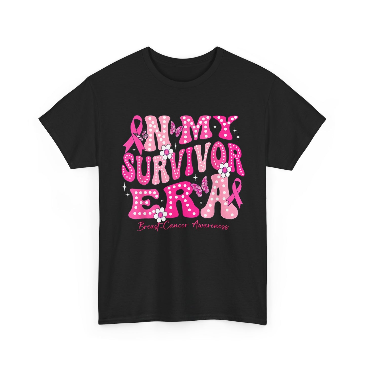 Breast Cancer Awareness Shirt, In My Survivor Era, Breast Cancer Warriors Pink Ribbon Shirt