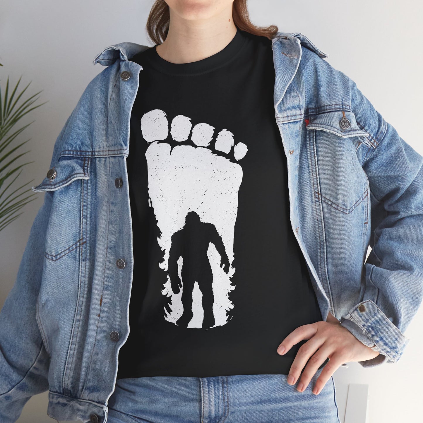 Bigfoot Shirt, Bigfoot Footprint, Sasquatch Lovers Gifts, Bigfoot Believers T-Shirt