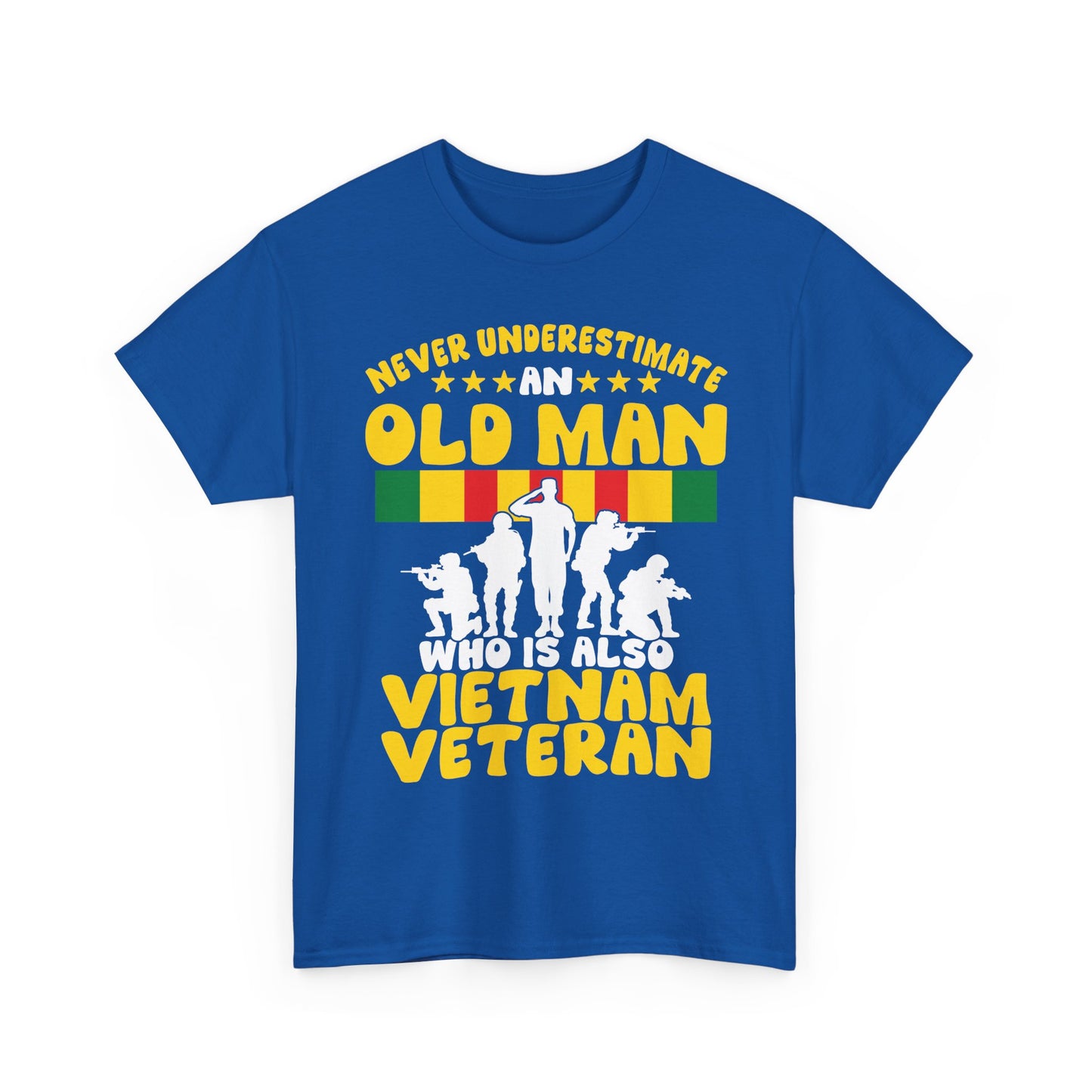 Veterans Day Shirt, Never Underestimate an Old Man Who Is Also Vietnam Veteran Shirt