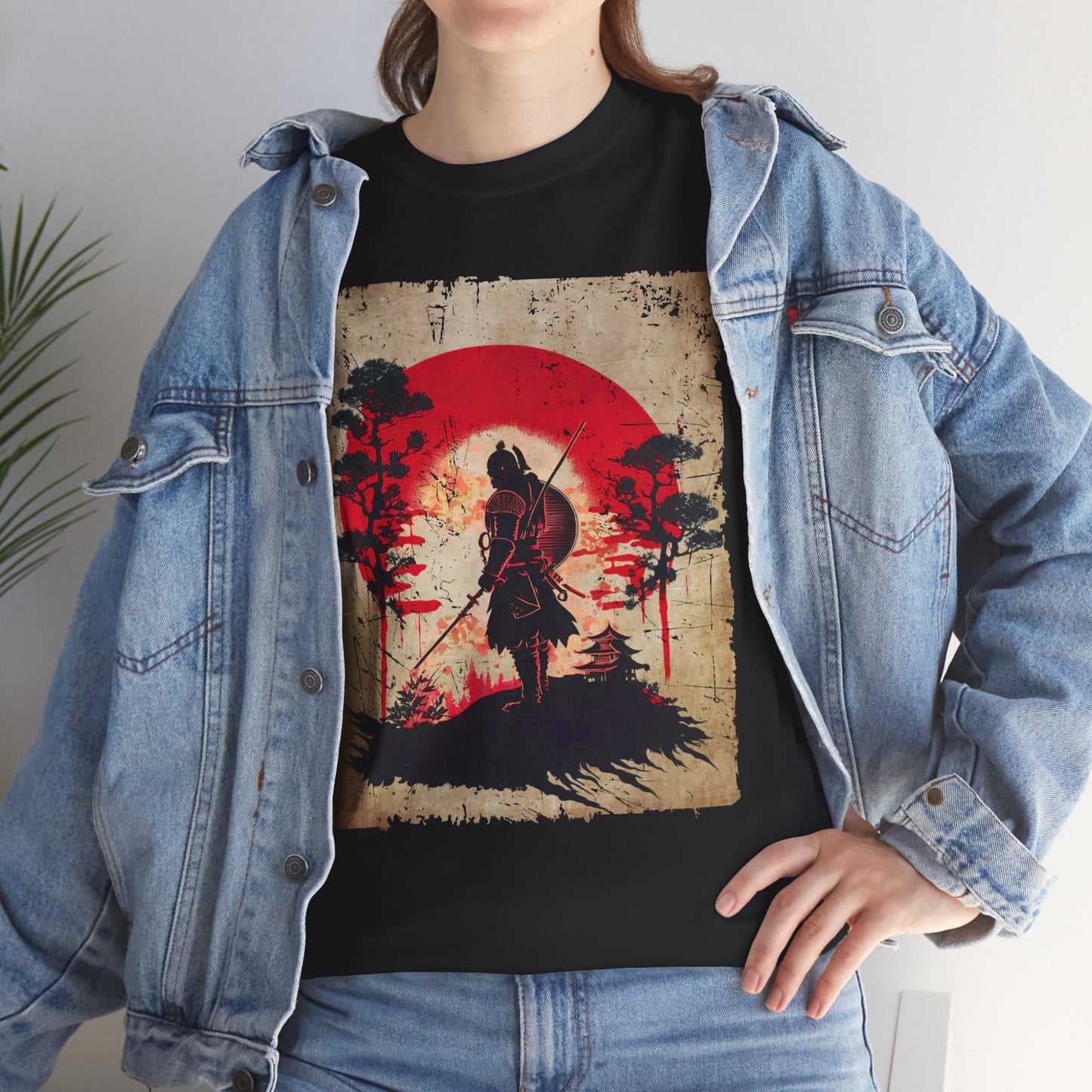 Japanese Samurai T-Shirt, Japanese Culture Lovers Gifts, Japanese Art Women Men Shirt