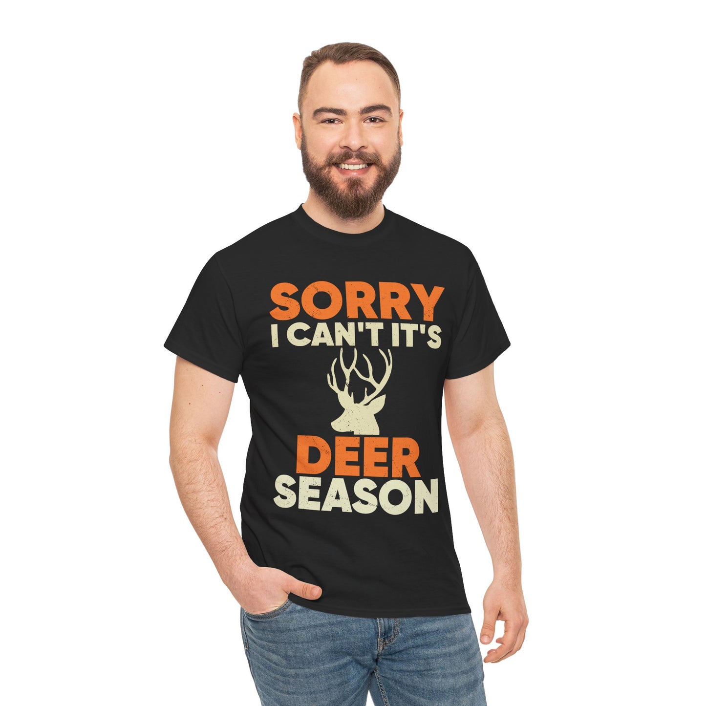 Deer Hunting T-Shirt, Sorry I Can't It's Deer Season, Deer Hunting Lovers Hunting Season T-Shirt