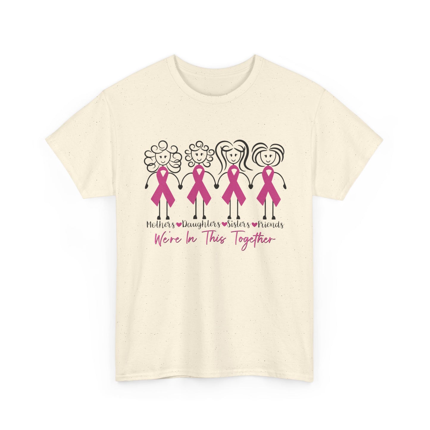 Breast Cancer We're in This Together Shirt, Breast Cancer Awareness Women Mom Shirt