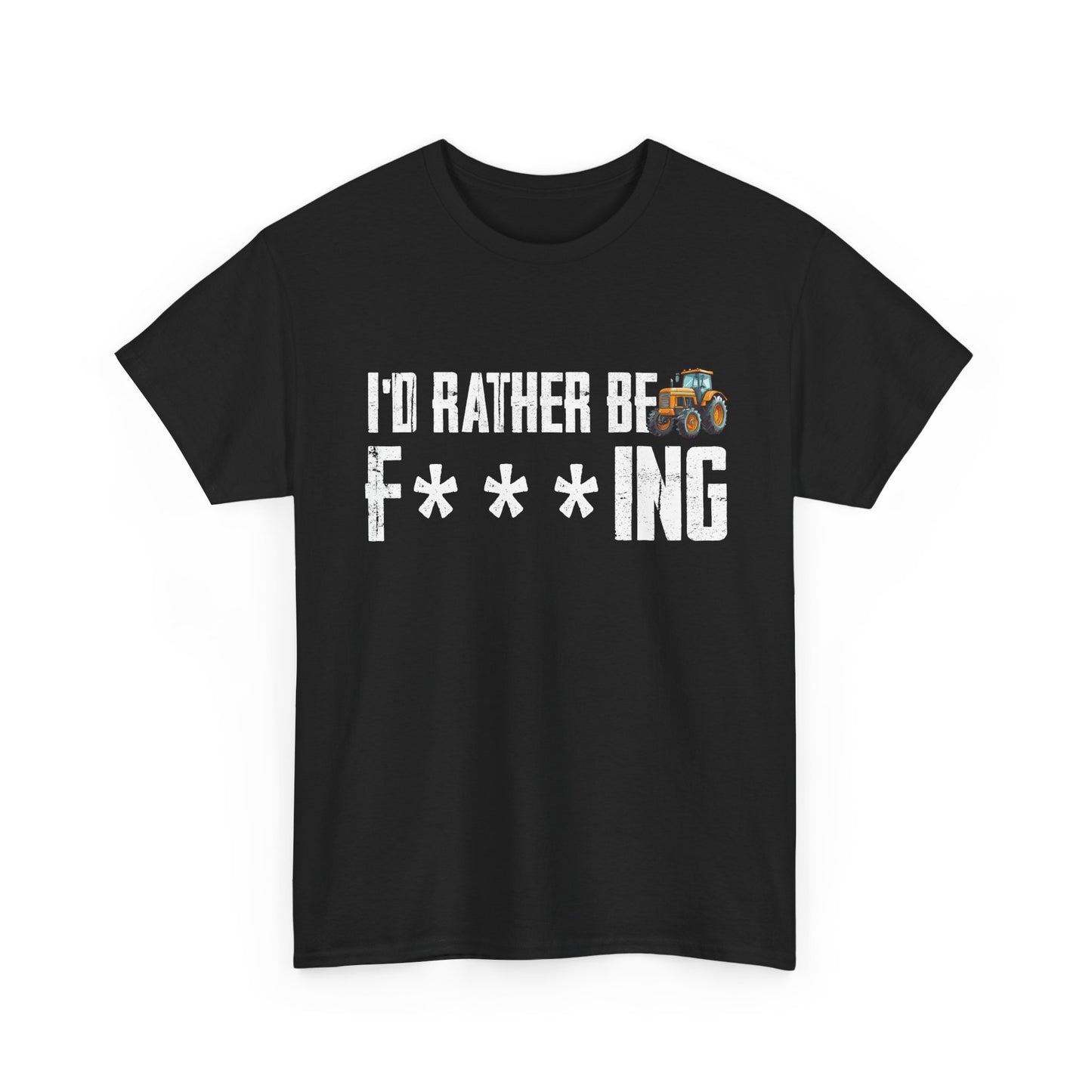Farming Shirt, I'd Rather Be Farming, Farmer Farm Lovers Tractor Gifts T-Shirt