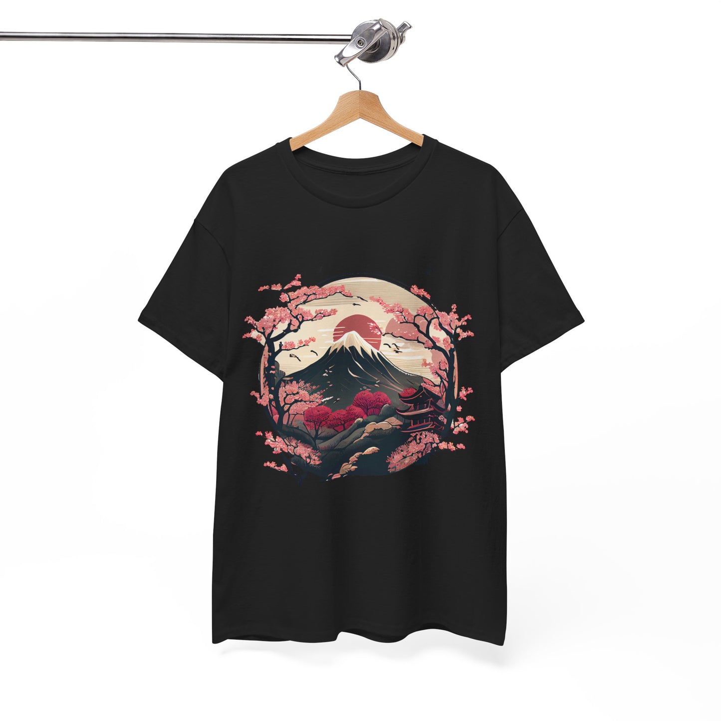 Japanese Art Shirt, Cherry Blossoms, Japanese Culture Lovers Women Men T-Shirt