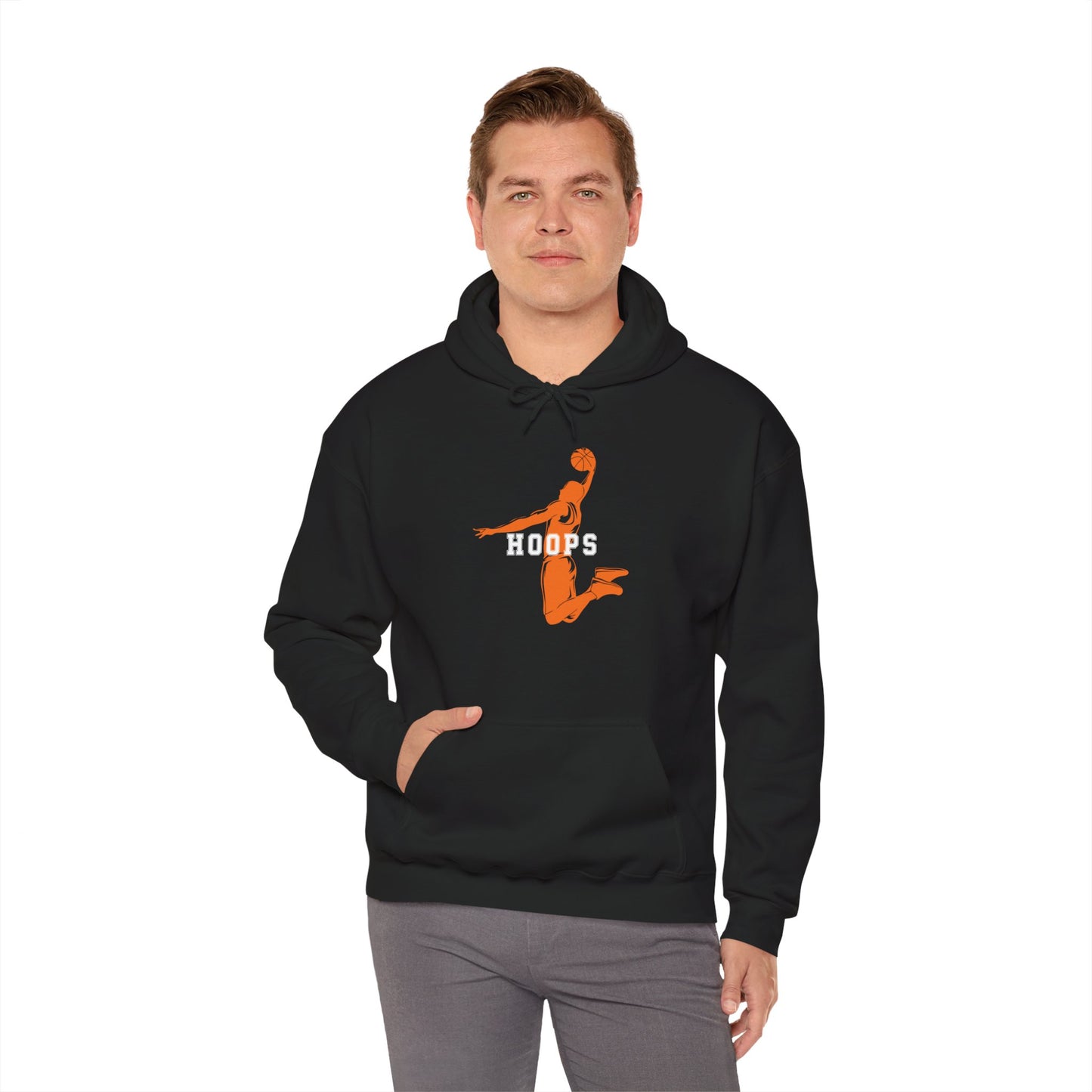 Basketball Hoops Hoodie, Basketball Player, Basketball Sports Lovers Men Hoodie