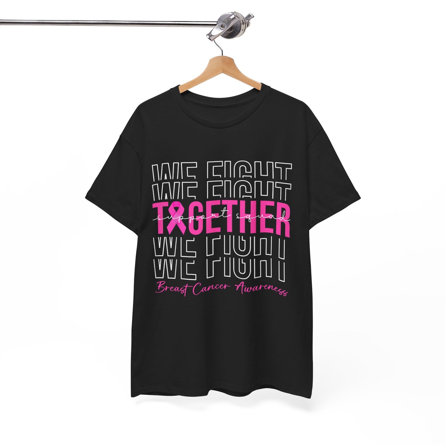 Breast Cancer Awareness T-Shirt, We Fight Together, Pink Ribbon Awareness Shirt