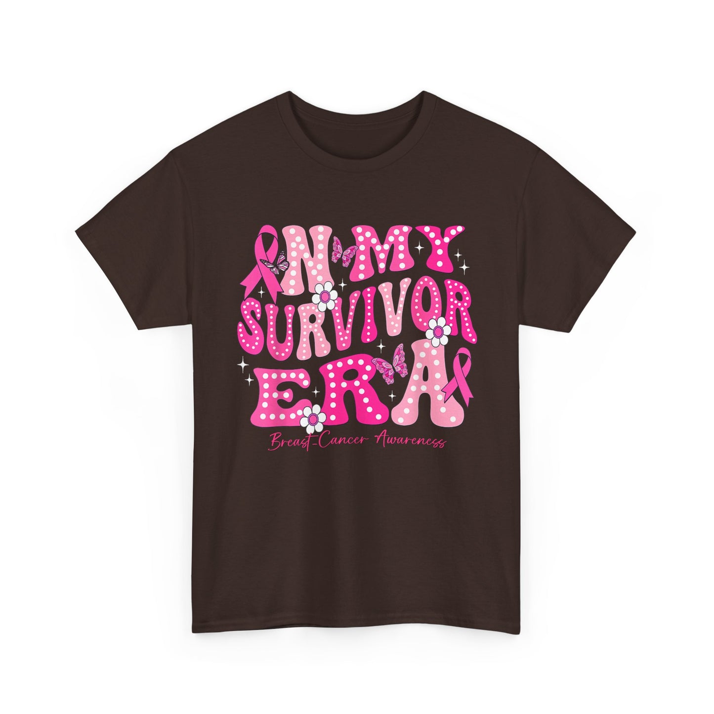 Breast Cancer Awareness Shirt, In My Survivor Era, Breast Cancer Warriors Pink Ribbon Shirt