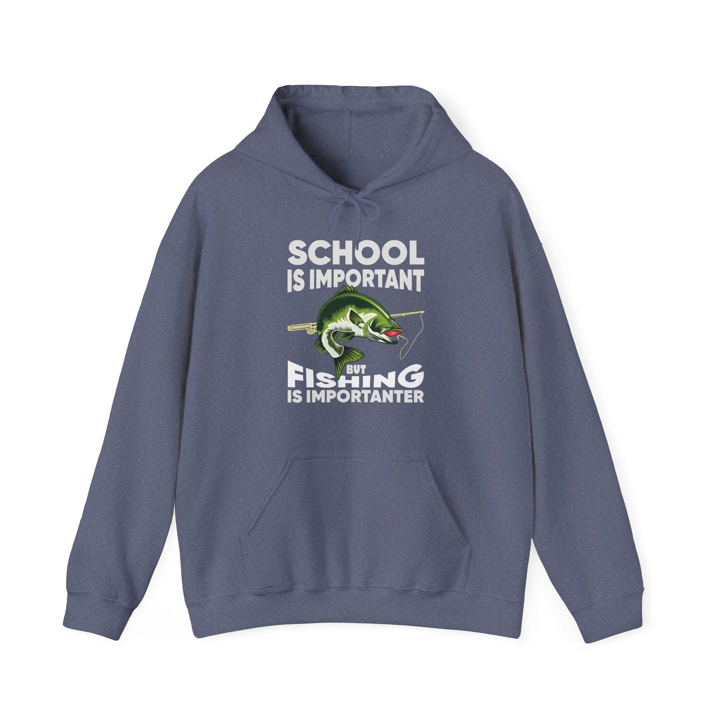 Fishing Hoodie, Fishing Lover Gift Hoodie, School Is Important But Fishing Is Importanter Hoodie
