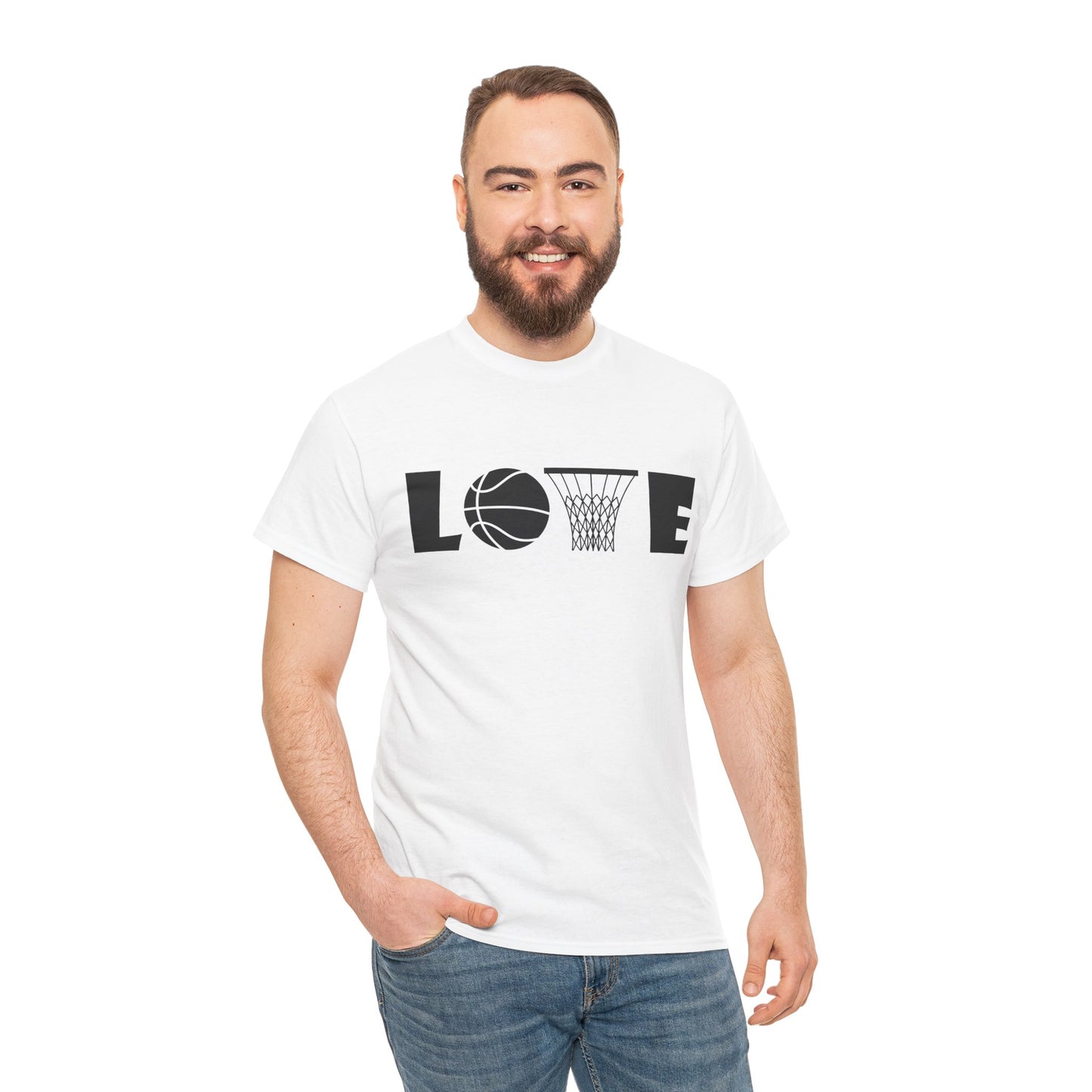 Love Basketball Shirt, Basketball Lovers Sport Fans, Basketball Player Women Men T-Shirt