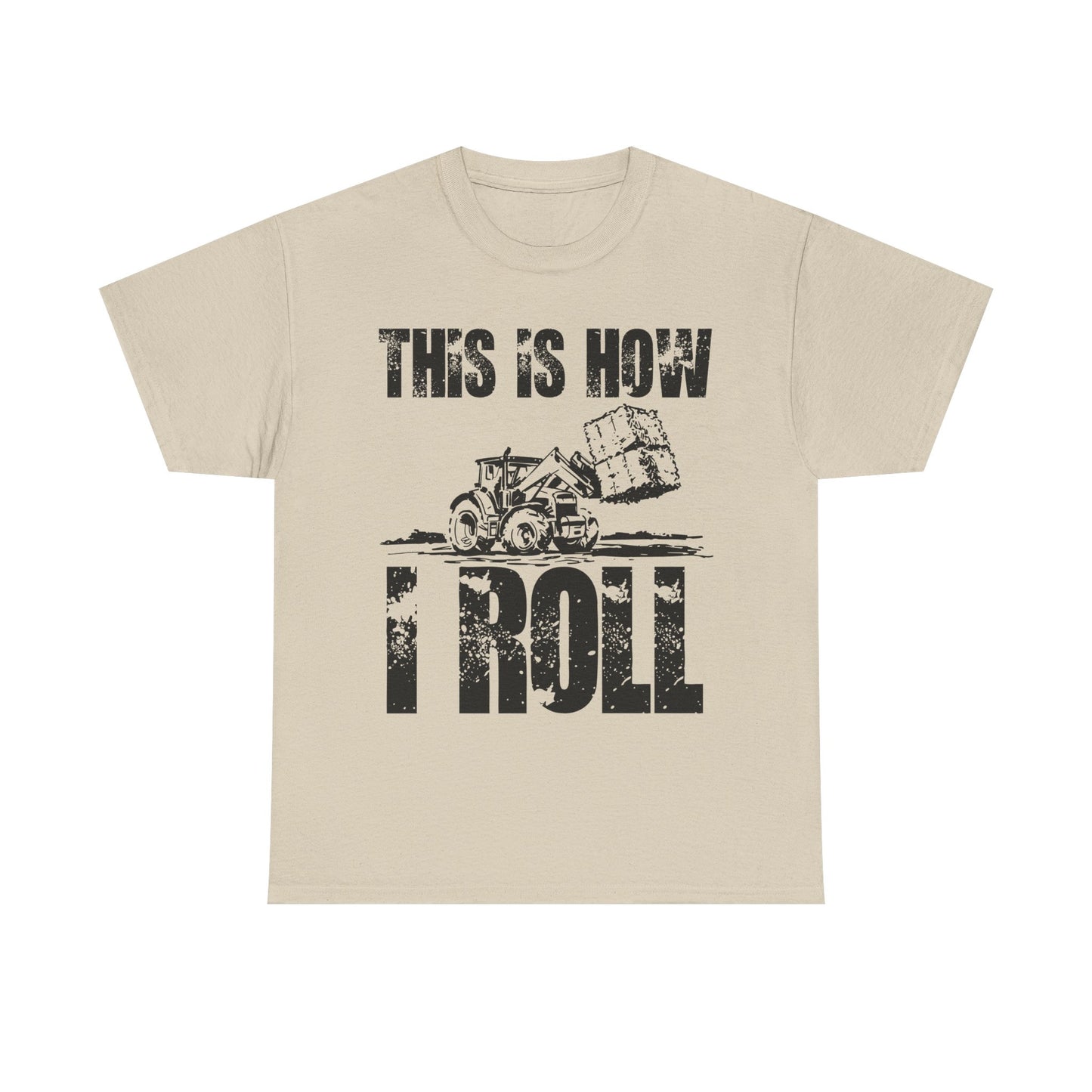 Farmer T-Shirt, This Is How I Roll, Tractor Driver Gifts, Farmer Farming Lovers T-Shirt