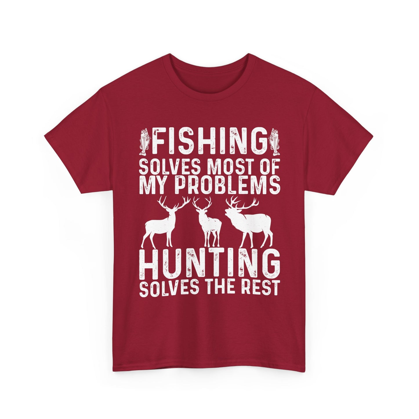 Fishing & Hunting T-Shirt, Fishing Hunting Lovers Gifts, Fisherman Hunter T-Shirt