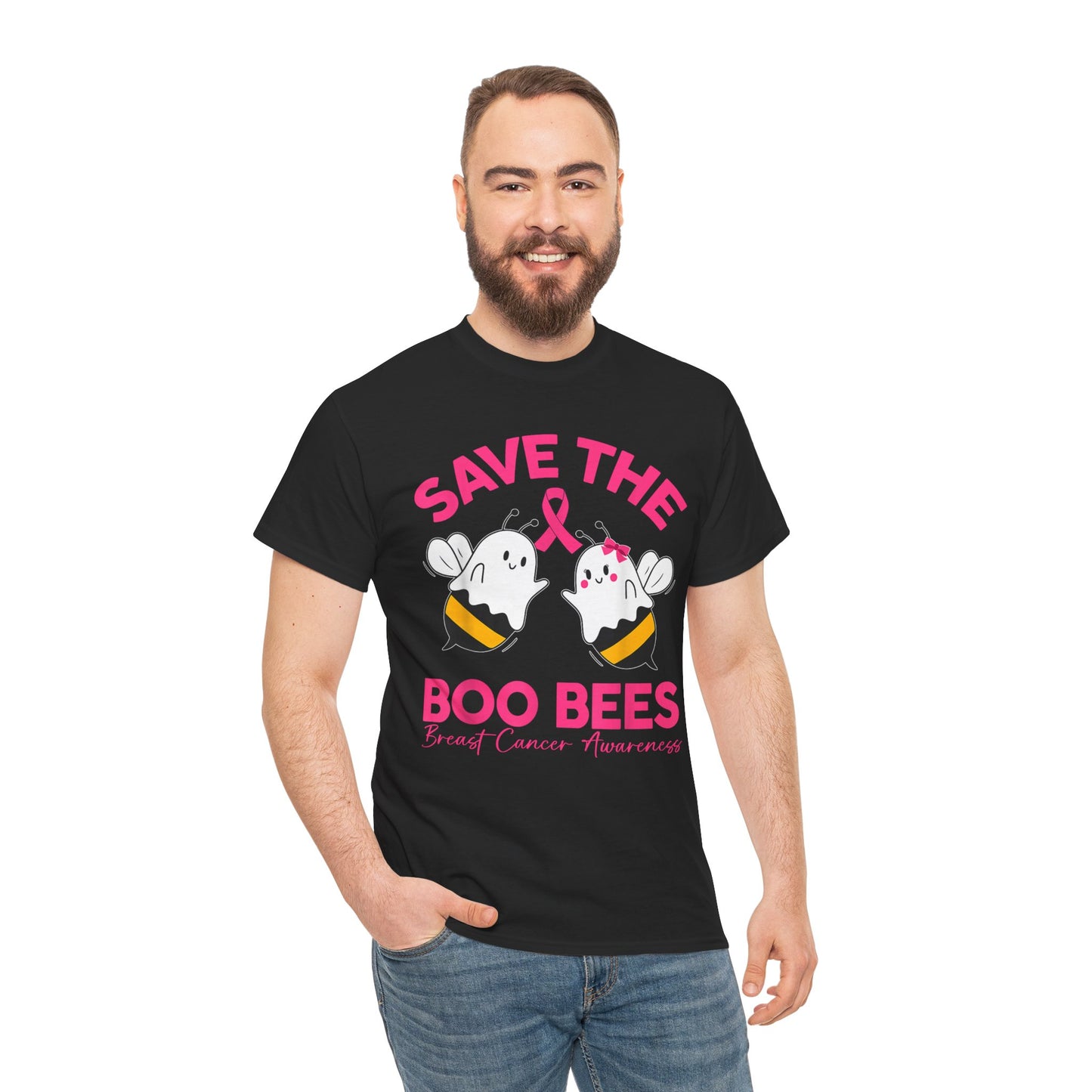 Breast Cancer Awareness Shirt, Save the Boo Bee, Breast Cancer Pink Ribbon Shirt