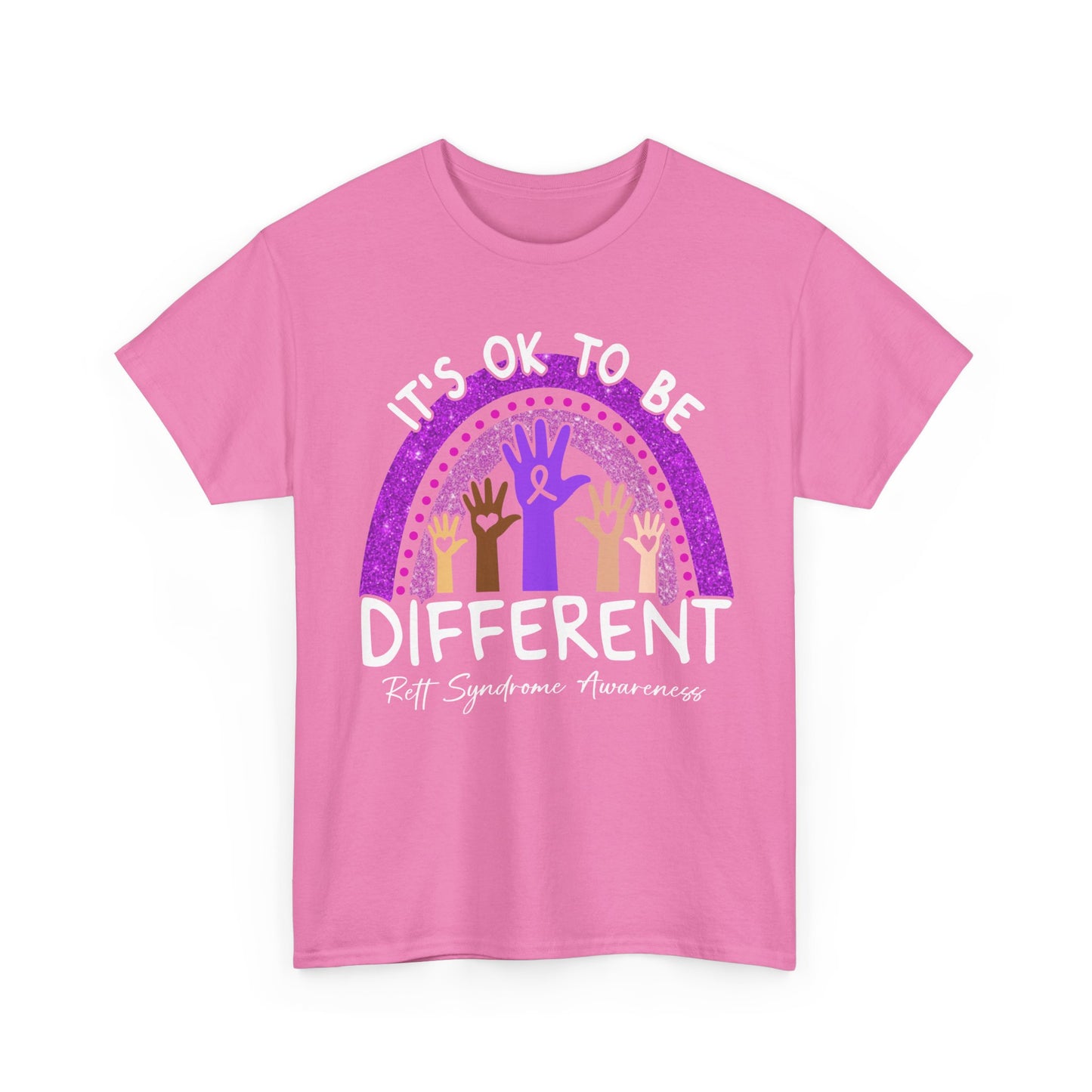 It's Ok To Be Different Rett Syndrome Awareness T-Shirt