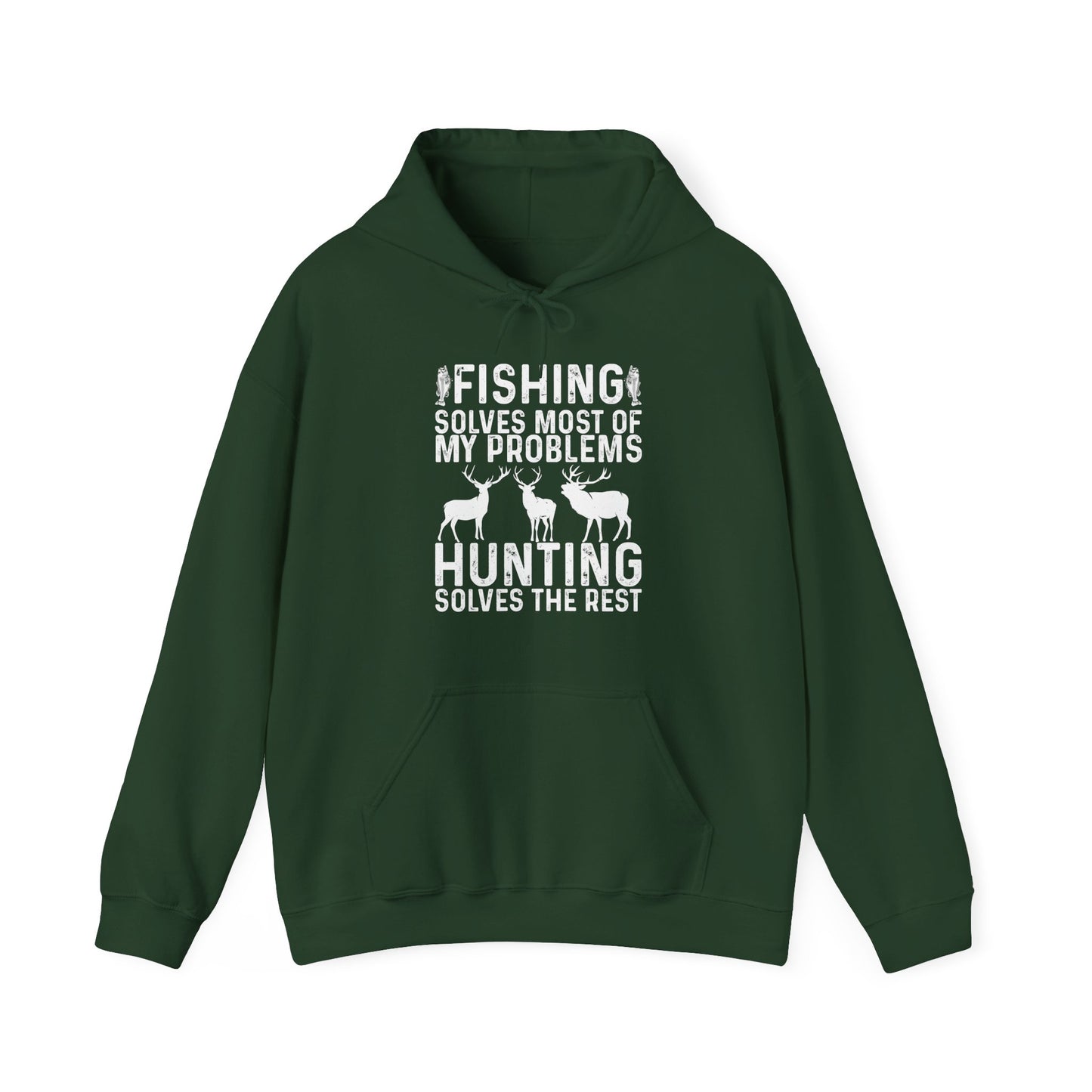 Fishing & Hunting Hoodie, Fishing Hunting Lovers Gifts, Fisherman Hunter Hoodie