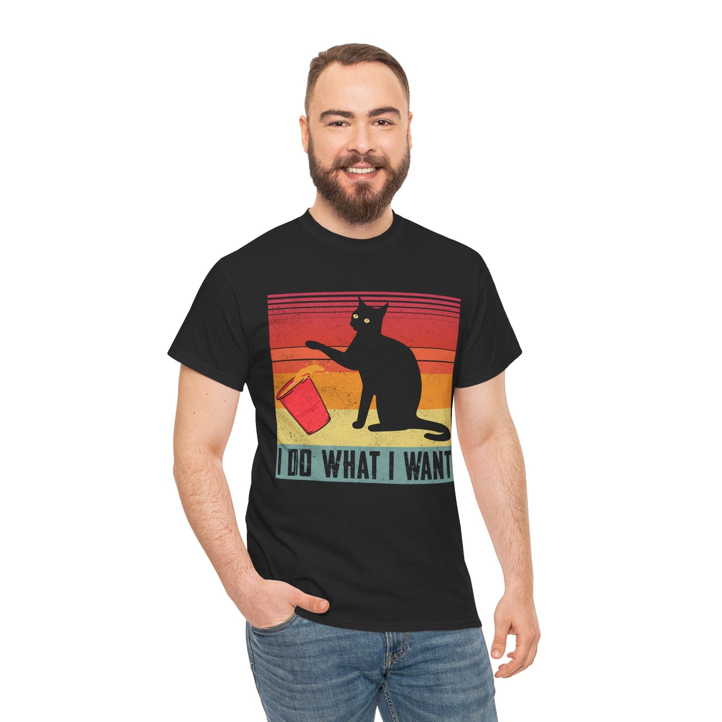 Cat Funny T-Shirt, I Do What I Want Cat, Cats Owner Lovers Women Men Shirt