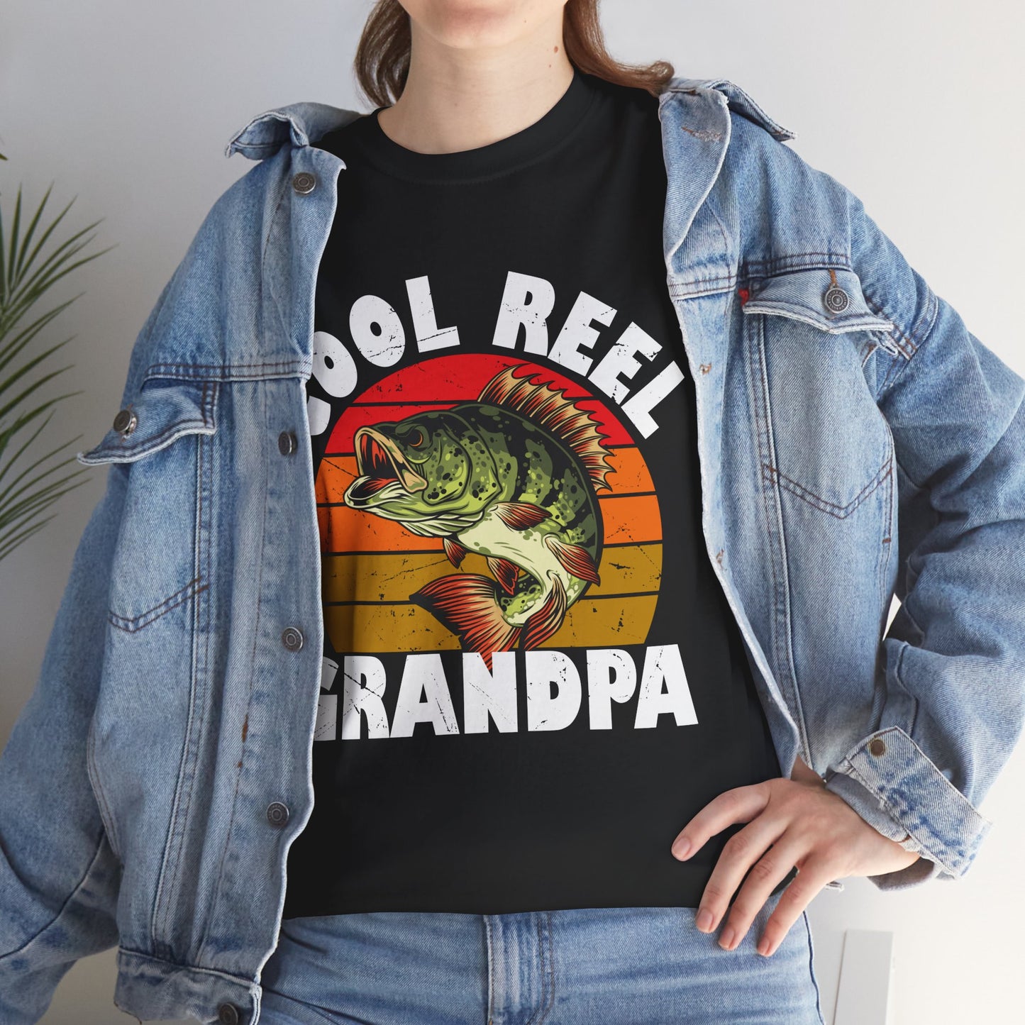 Fishing Shirt, Cool Reel Grandpa, Fisherman Grandpa, Fishing Season Lovers Gift Shirt