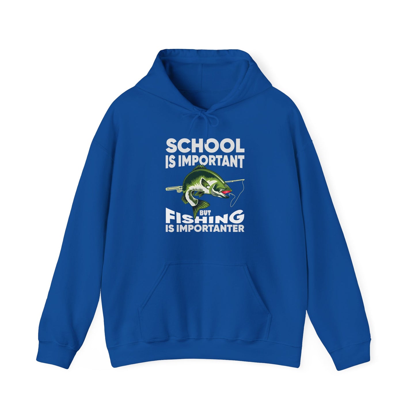Fishing Hoodie, Fishing Lover Gift Hoodie, School Is Important But Fishing Is Importanter Hoodie