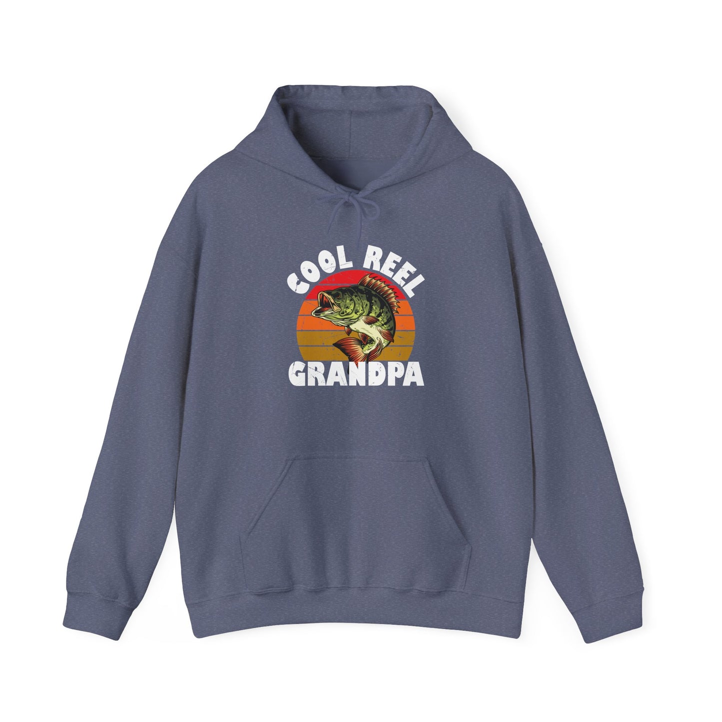 Fishing Hoodie, Cool Reel Grandpa, Fisherman Grandpa, Fishing Season Lovers Gift Hoodie