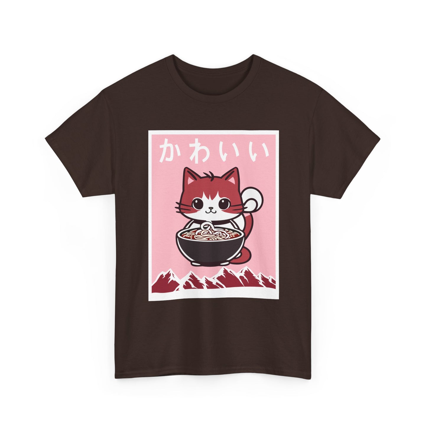 Anime Cat Shirt, Kawaii Cat Lovers Gifts, Japanese Art Woodblock Kitten T-Shirt
