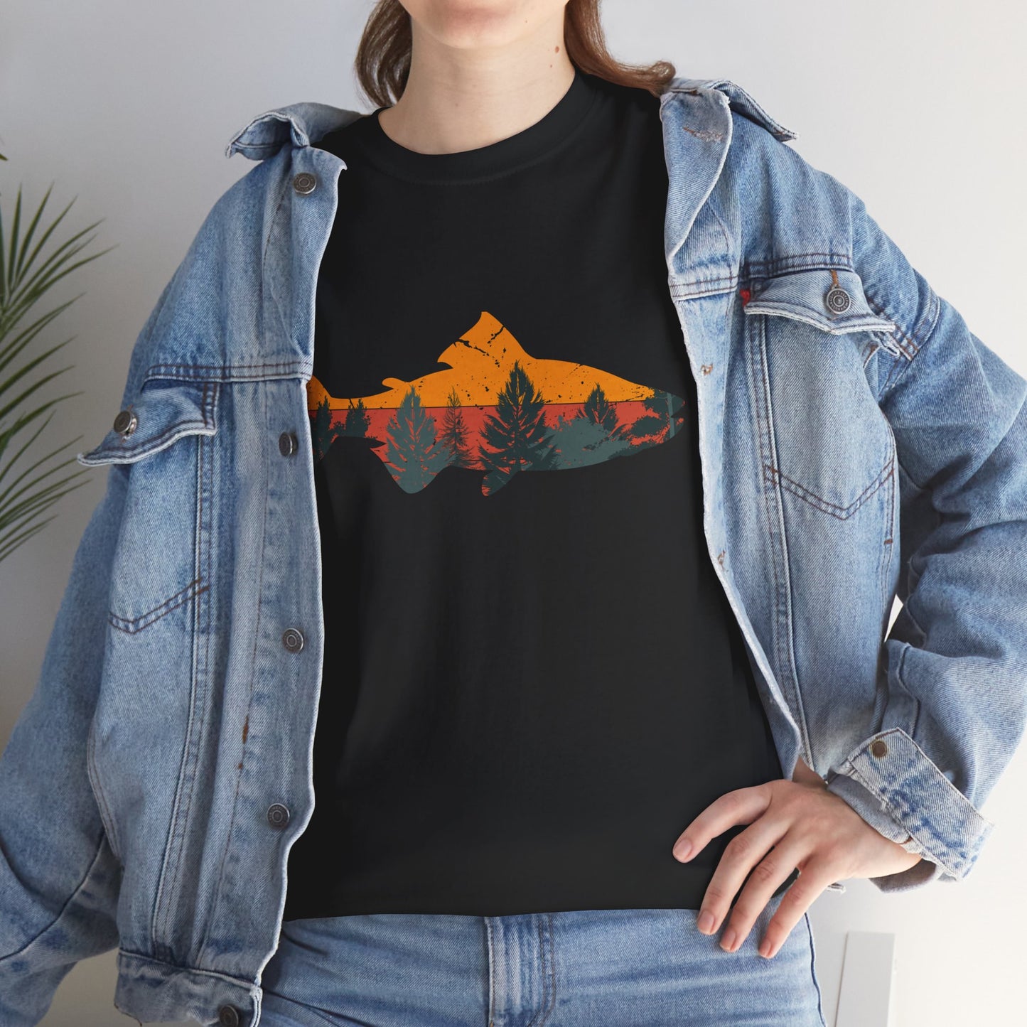Fishing Shirt, Fisherman Fishing Season Lovers Gifts, Nature Outdoor Fish T-Shirt