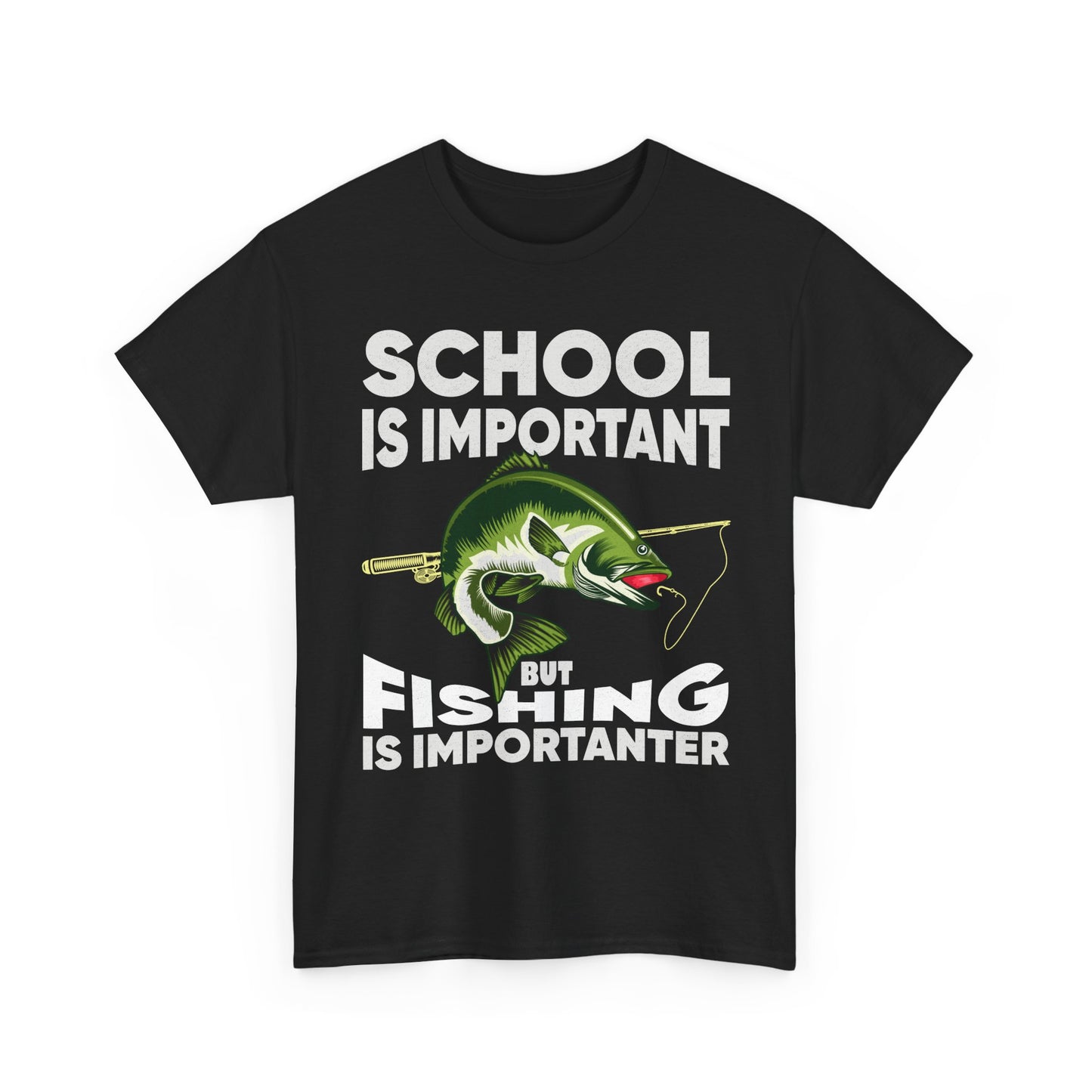 Fishing Shirt, Fishing Lover Gift Shirt, School Is Important But Fishing Is Importanter T-Shirt