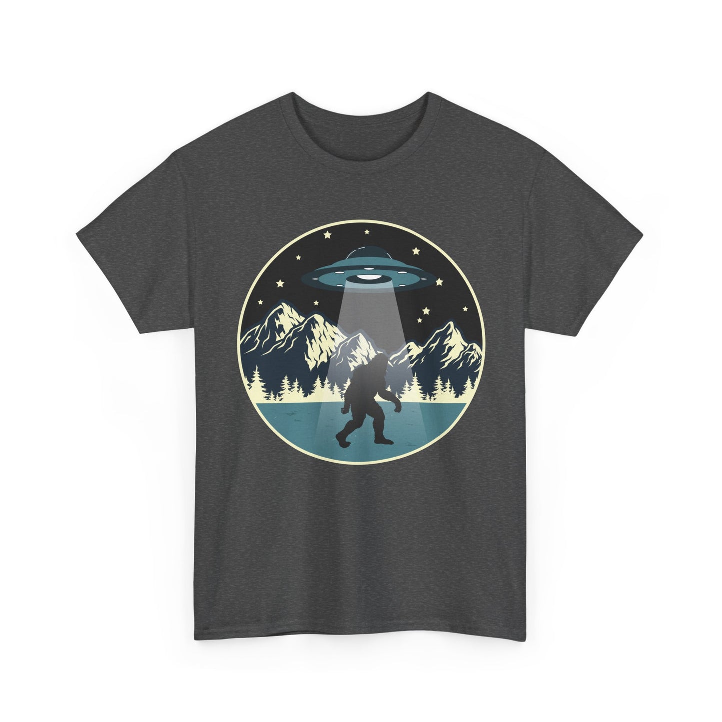 Bigfoot Shirt Bigfoot Abduction, Sasquatch Alien Space Lovers Gifts Shirt