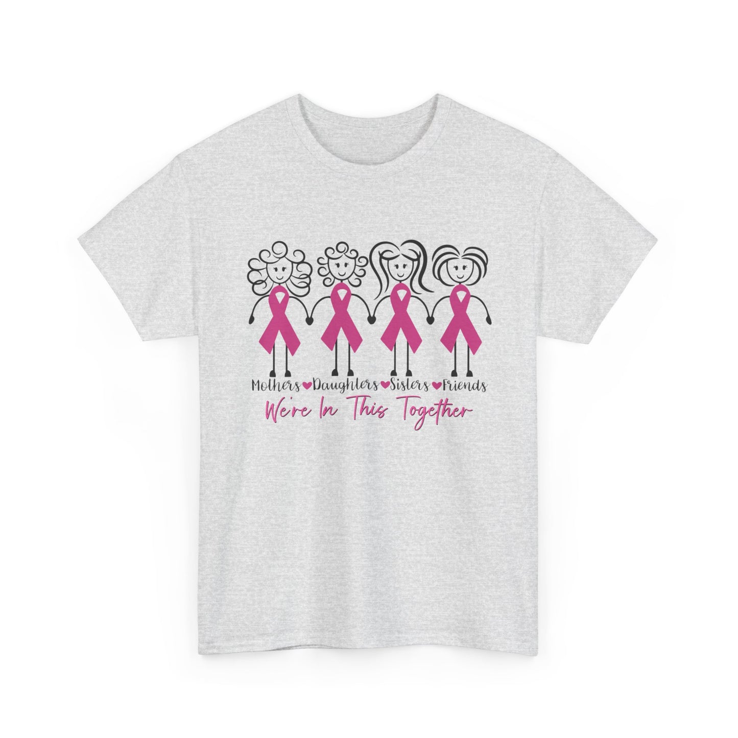 Breast Cancer We're in This Together Shirt, Breast Cancer Awareness Women Mom Shirt