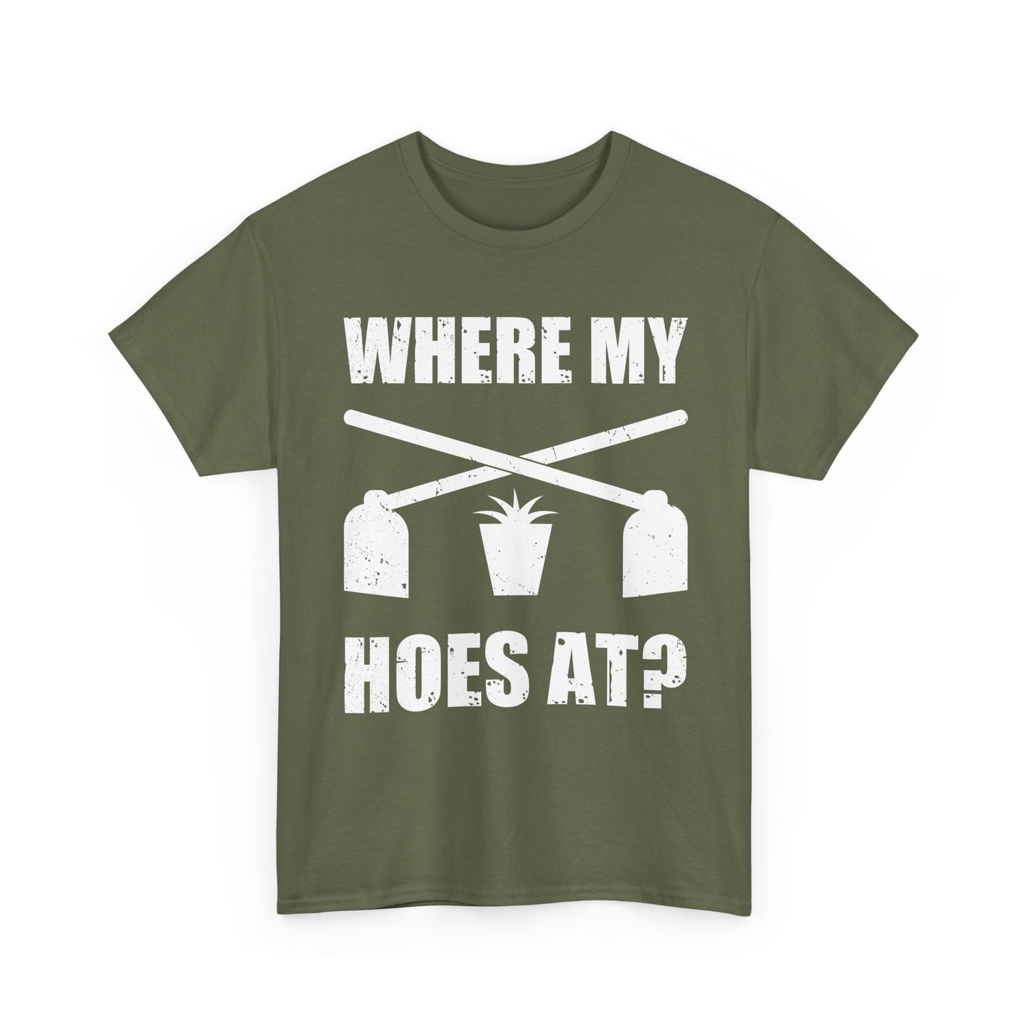 Farmer Gardener Shirt, Where My Hoes At, Gardening Farming Farm Funny Shirt