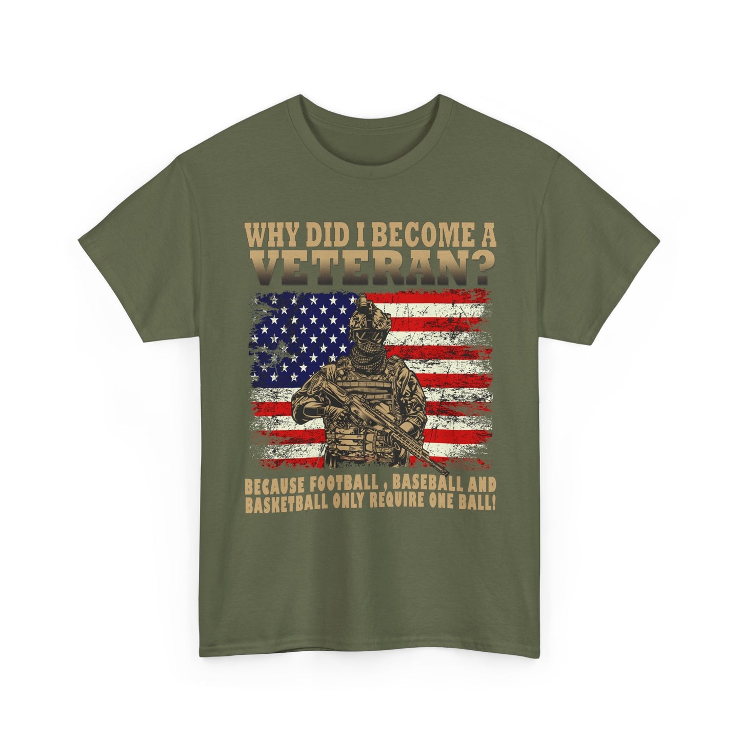 Veteran Shirt, Why Did I Become a Veteran?, Veterans Day Dad Grandpa Gifts Shirt