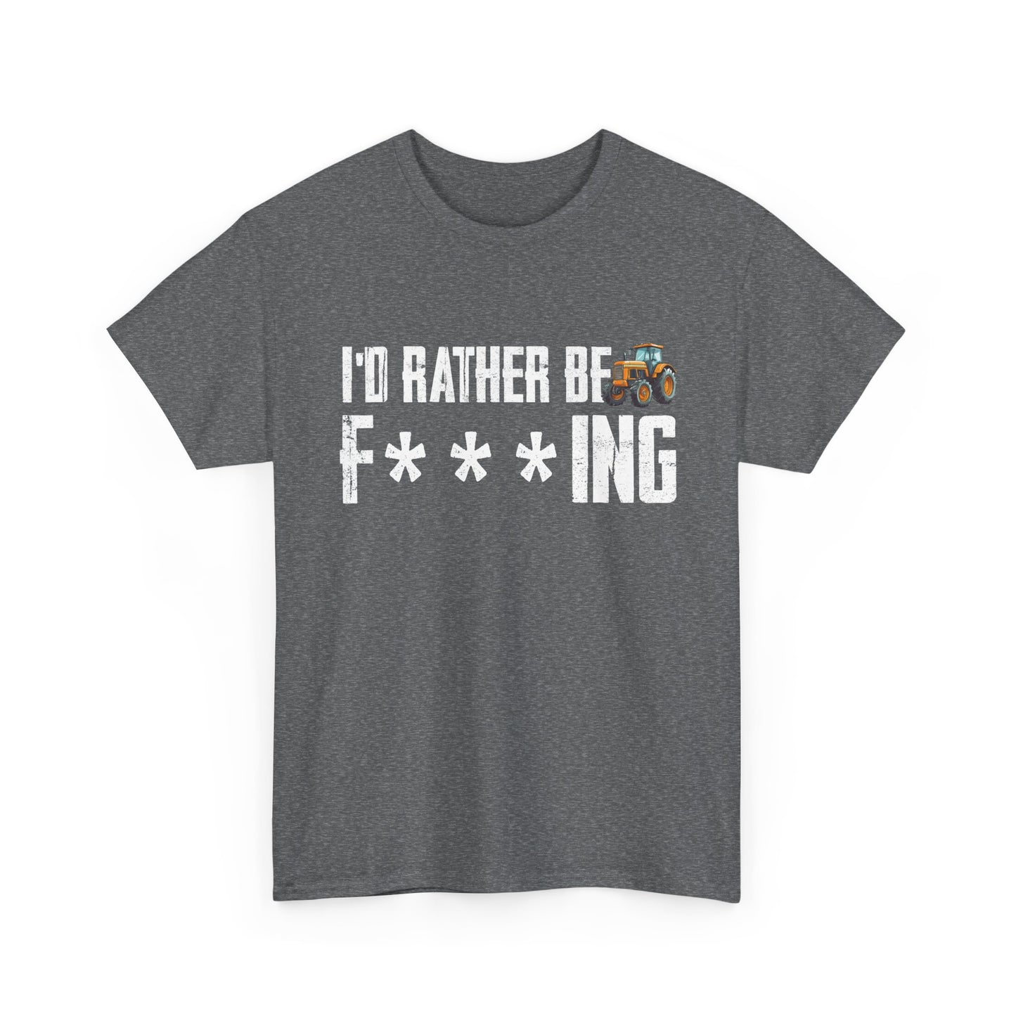 Farming Shirt, I'd Rather Be Farming, Farmer Farm Lovers Tractor Gifts T-Shirt