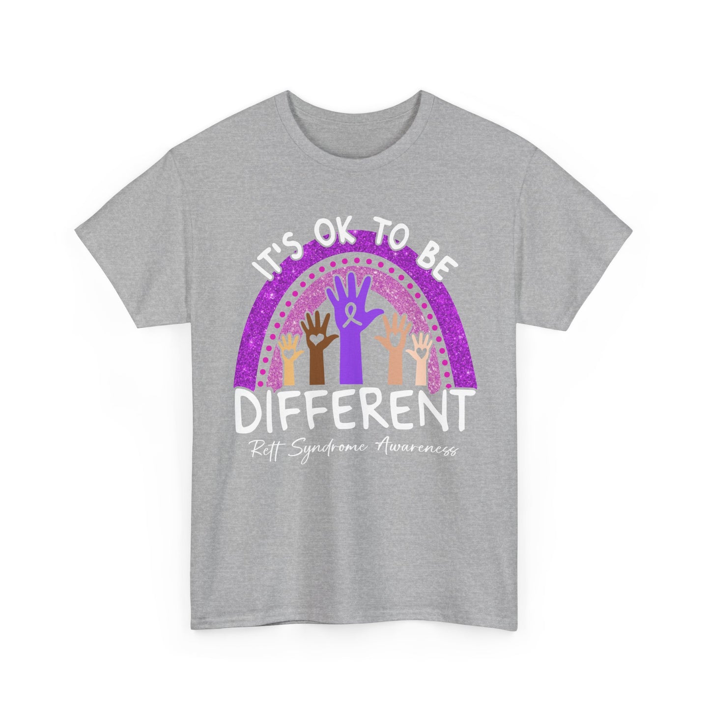 It's Ok To Be Different Rett Syndrome Awareness T-Shirt