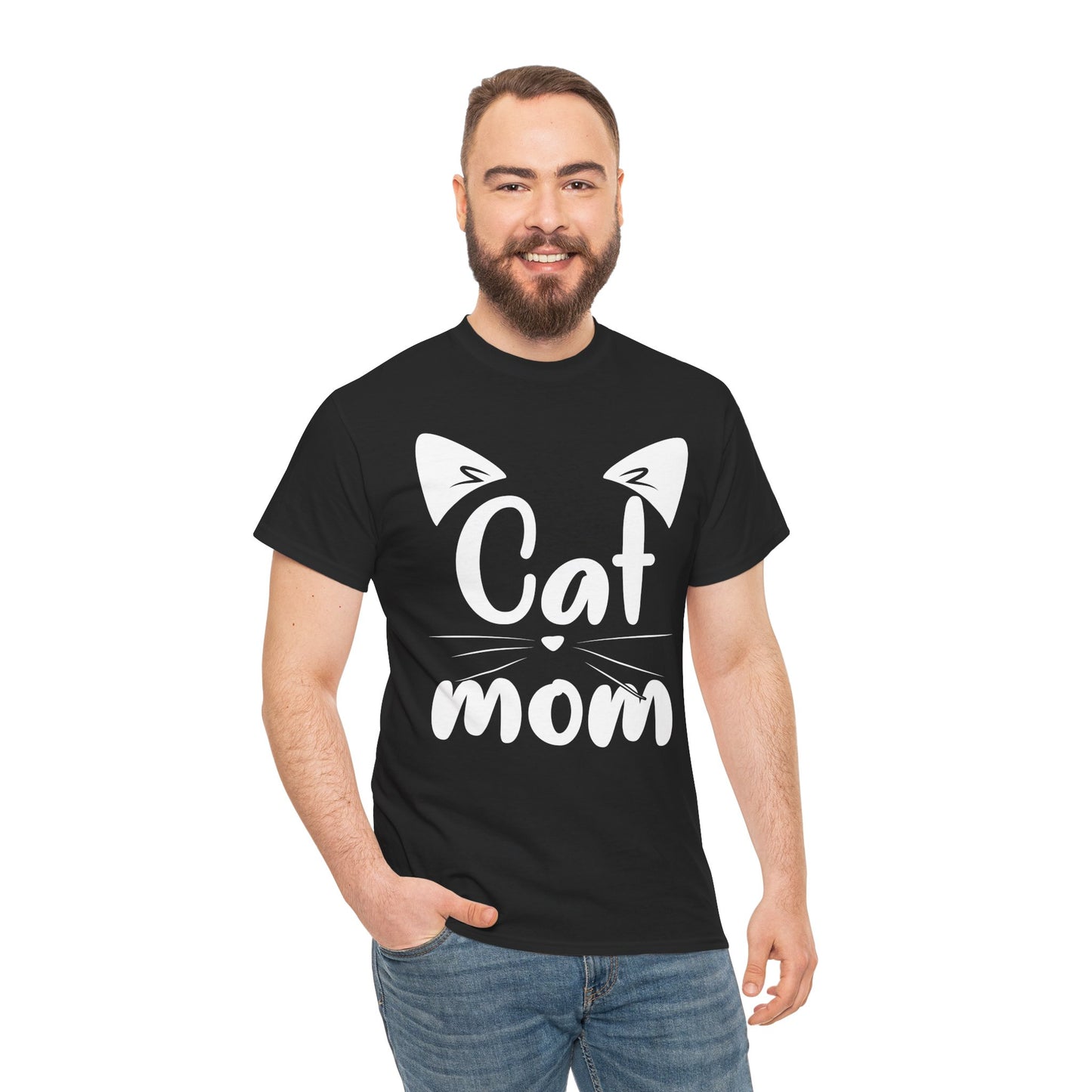 Cat Mom Shirt, Kitten Cat Lovers, Mother's Day Mommy Mama Gifts T-Shirt