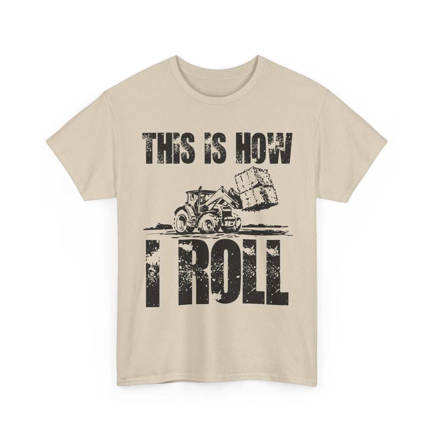 Farmer T-Shirt, This Is How I Roll, Tractor Driver Gifts, Farmer Farming Lovers T-Shirt