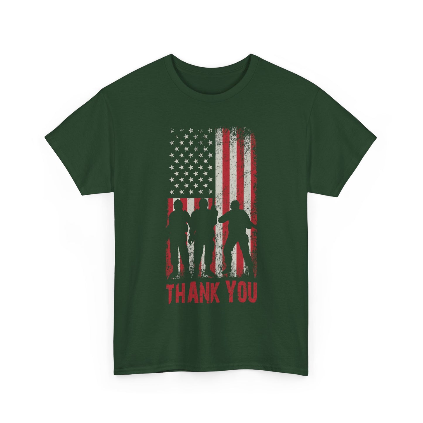Veteran Shirt, Thank You, Veterans American Flag Patriotic T-Shirt