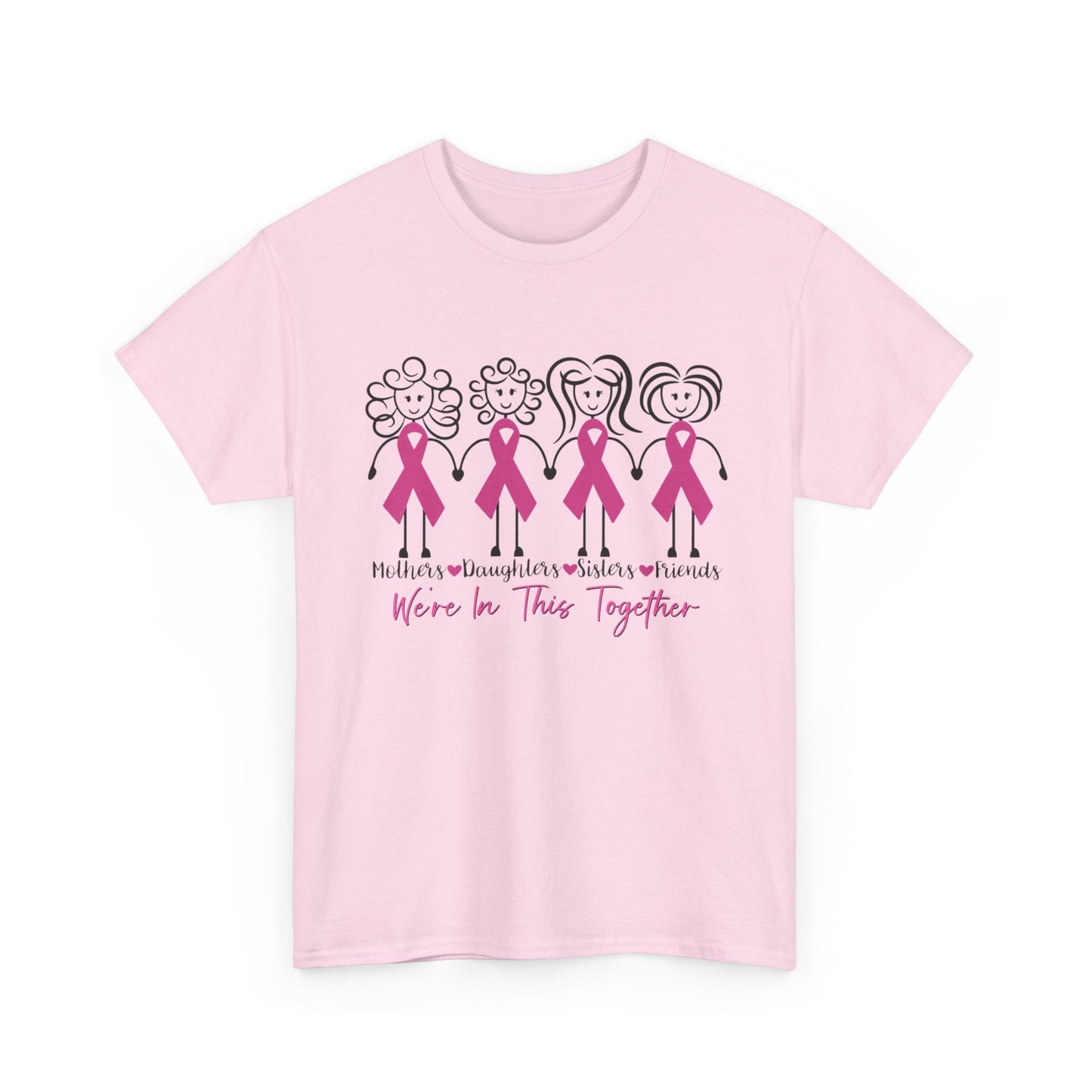 Breast Cancer We're in This Together Shirt, Breast Cancer Awareness Women Mom Shirt